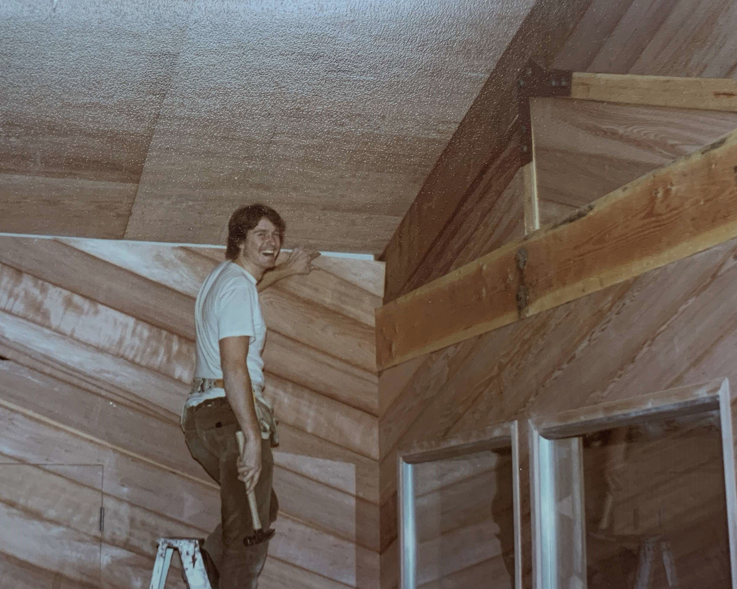 The Homestead during construction in 1977