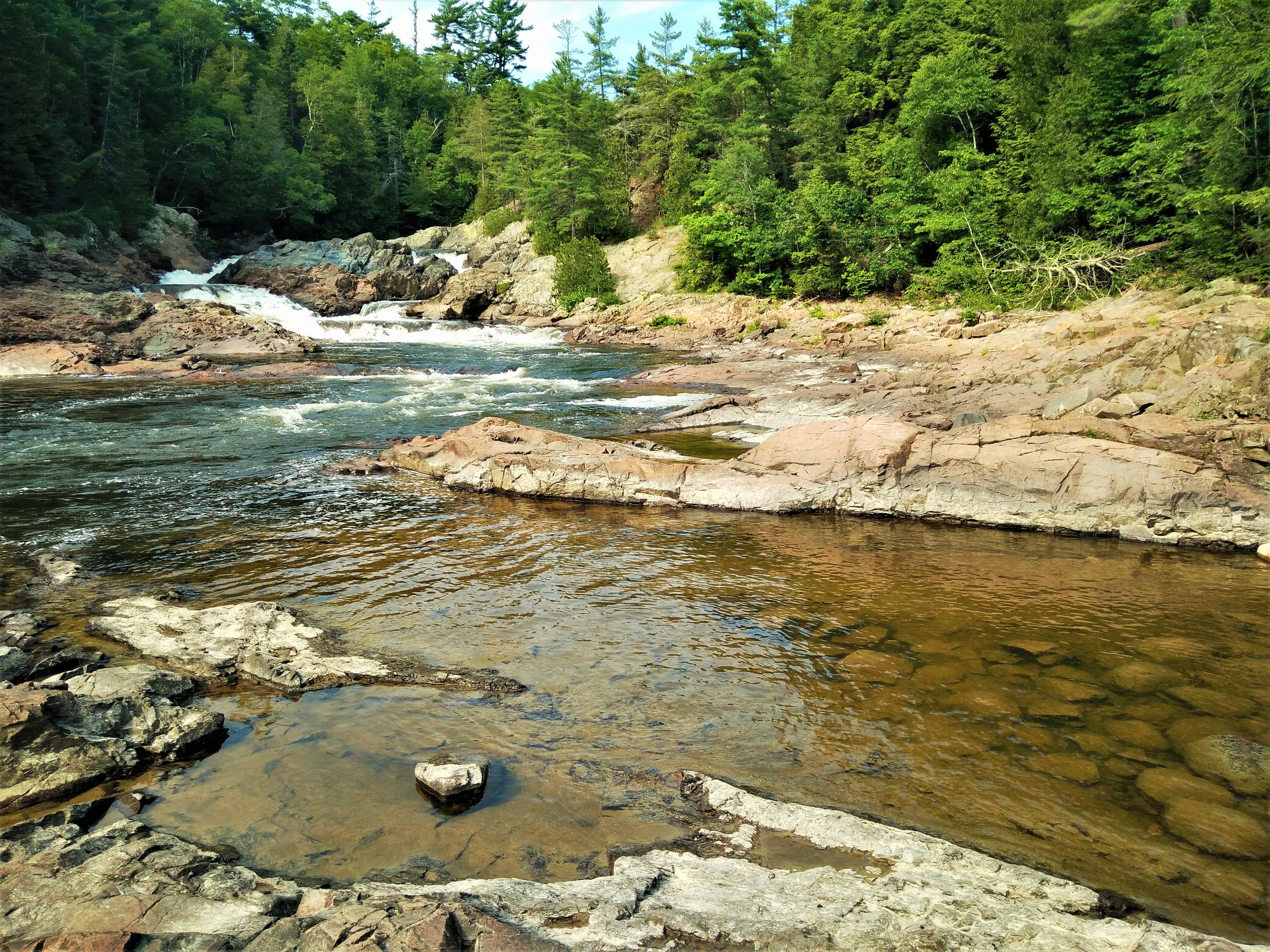 Chippewas Falls: The halfway mark on the Trans Canada Highway