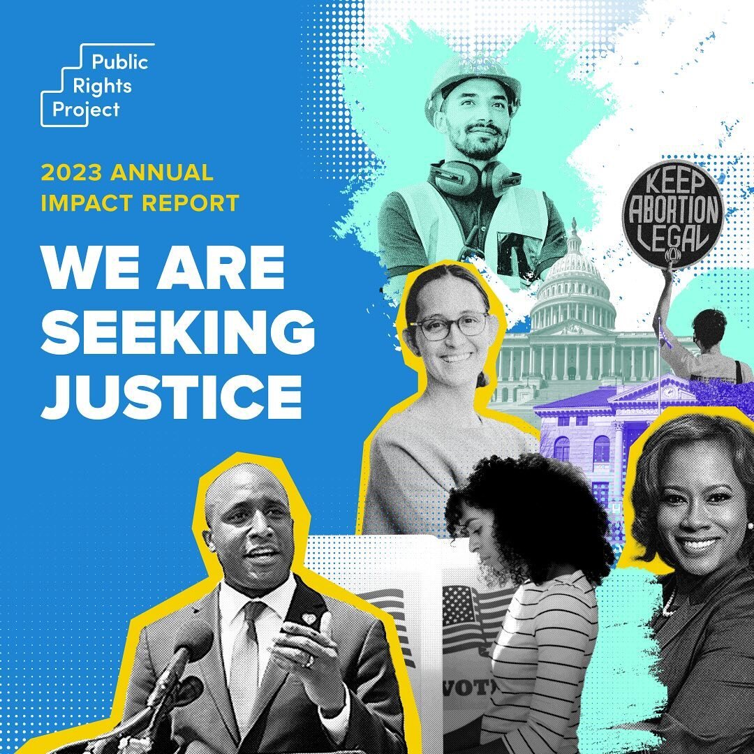 📣Just published📣

Last year, PRP protected reproductive rights for millions, secured freer and fairer elections, and sought justice for marginalized communities across America.

Read more in our new 2023 Impact Report. #PublicRightsProject #ImpactR