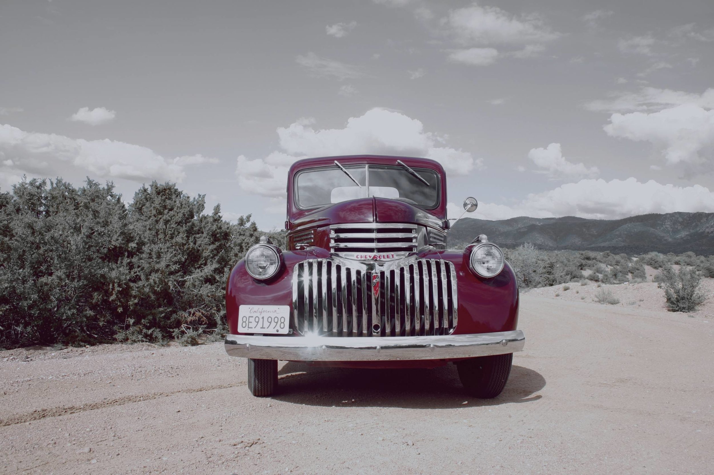LA ROSEY, 47 CHEVY PICK UP