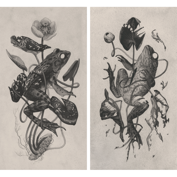 Bullfrog giclée print set