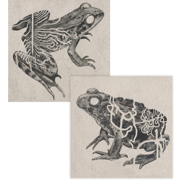 Miner & Borer mini print set