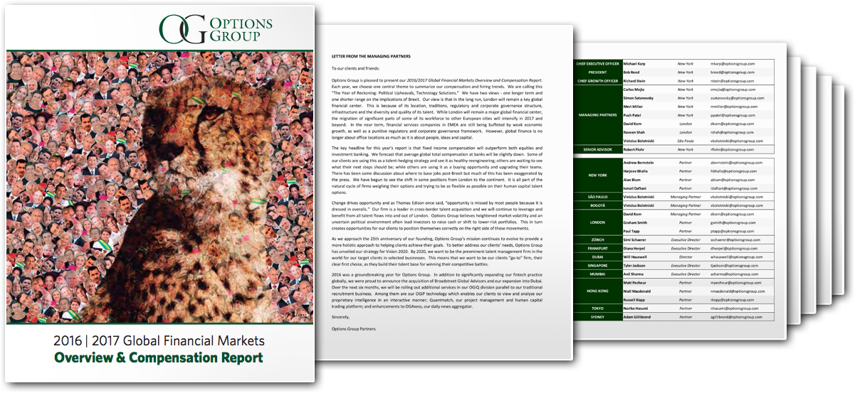 Options Group 2016/2017 Sellside Report