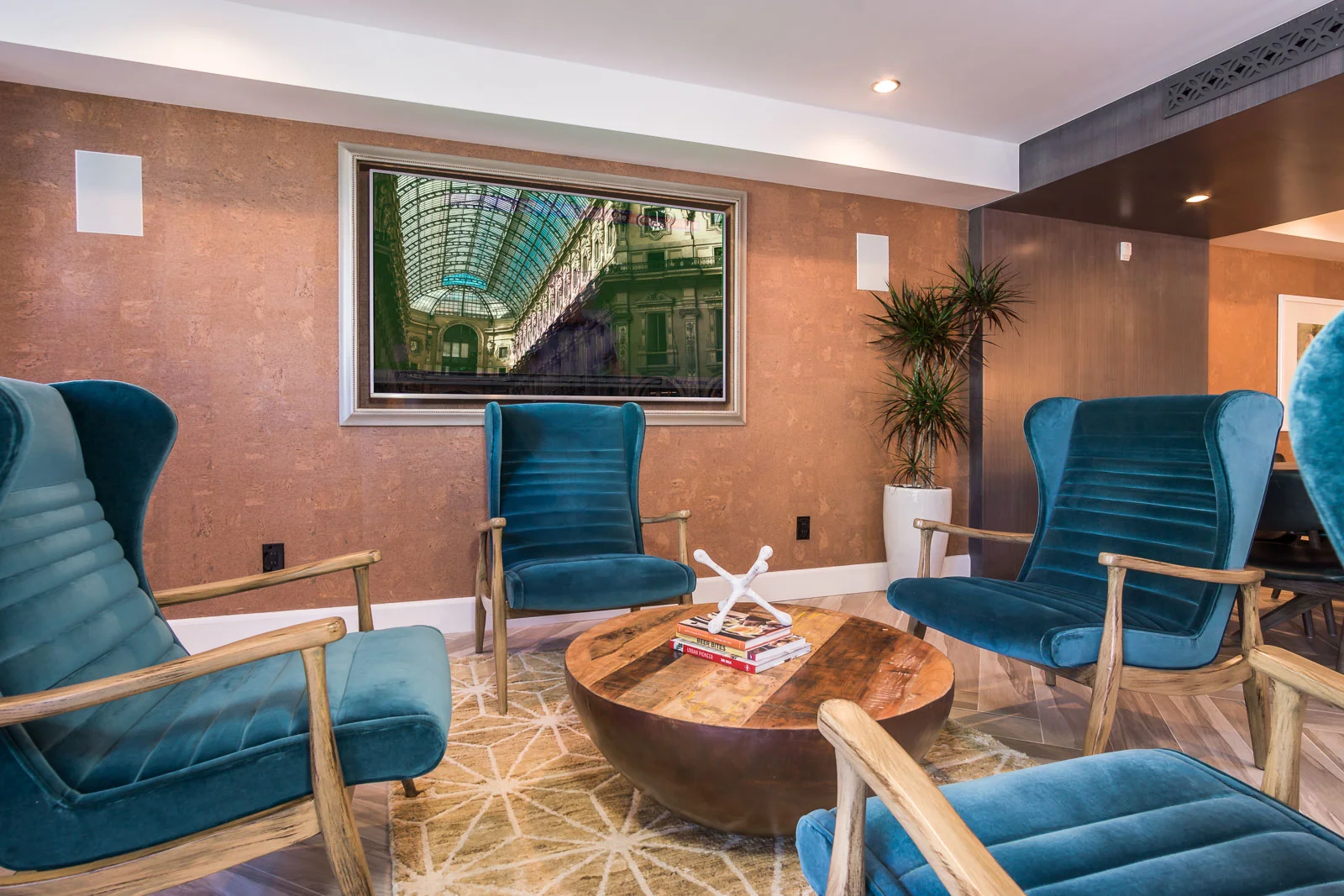 modern luxury condos in laguna nigel at Broadstone cavora with Private lounge with All audio video Installed by silver Starsound and electric
