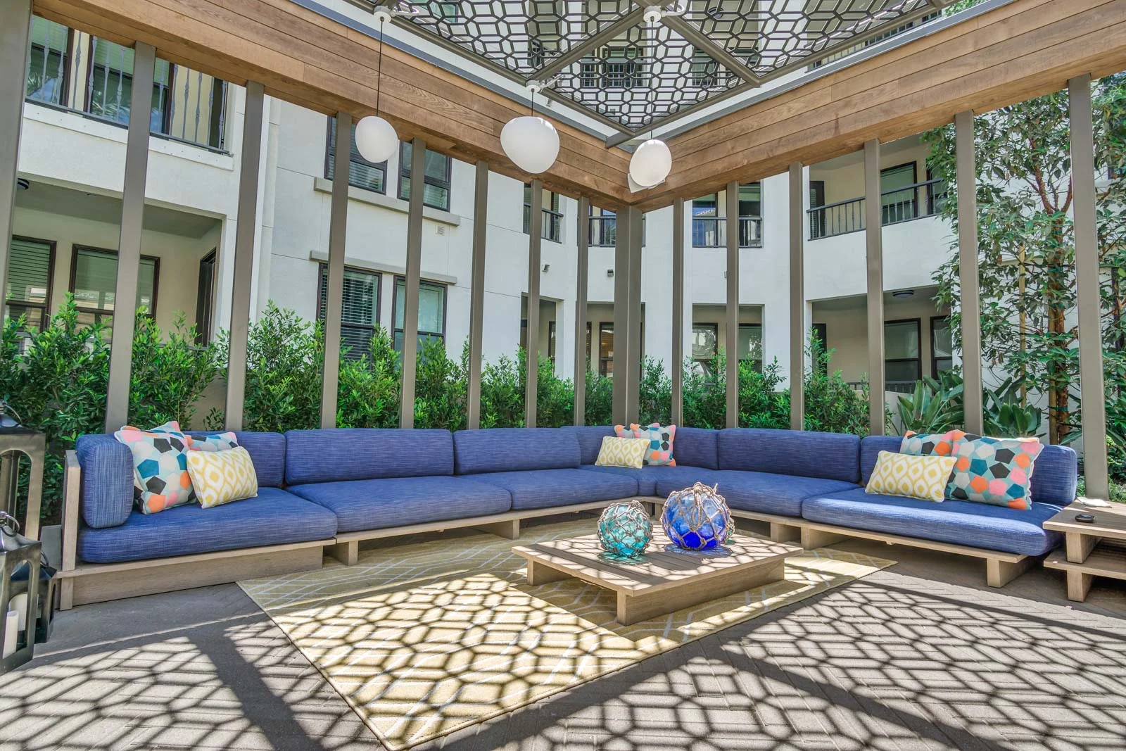 modern luxury condos in laguna nigel at Broadstone cavora with Lounges big screen TV Installed by silver Starsound and electric