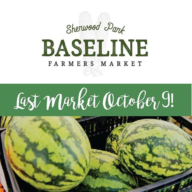 It's the last week that Baseline Farmers' Market #SherwoodPark will be set up in the Home Depot parking lot! Wednesday, Oct. 9, 4-8pm. What do you love most about outdoor farmers' markets? 
_____
.
.
.
.
.
.
.
.
.
.
#baselinefarmersmarket #sherwoodpa
