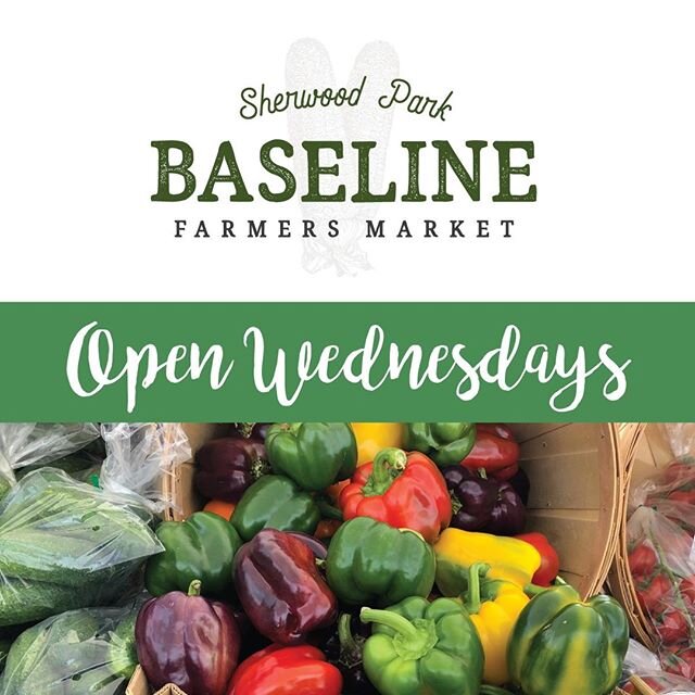💥Baseline Farmers Market opens Wednesday! 💥 You'll find our vendors set up in the Home Depot parking lot on Baseline Road #sherwoodpark. Now, more than ever, it's so important to SUPPORT LOCAL businesses &ndash; here is your chance to do it in an o
