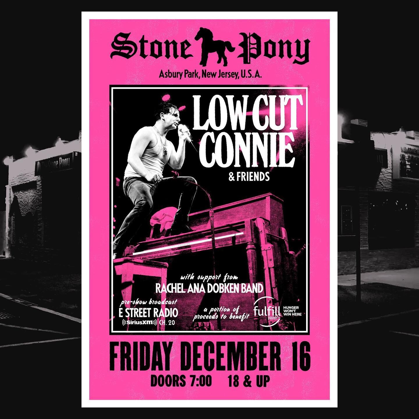 One week away from our show w/ @lowcutconnie @the_stone_pony ! Won&rsquo;t you please join us for our last &amp; most epic one of 2022? ✨

RAD Band is #rachelanadobken @drhaase @erikrudic @joey_prince_ + special guests. 7p doors, show starts promptly