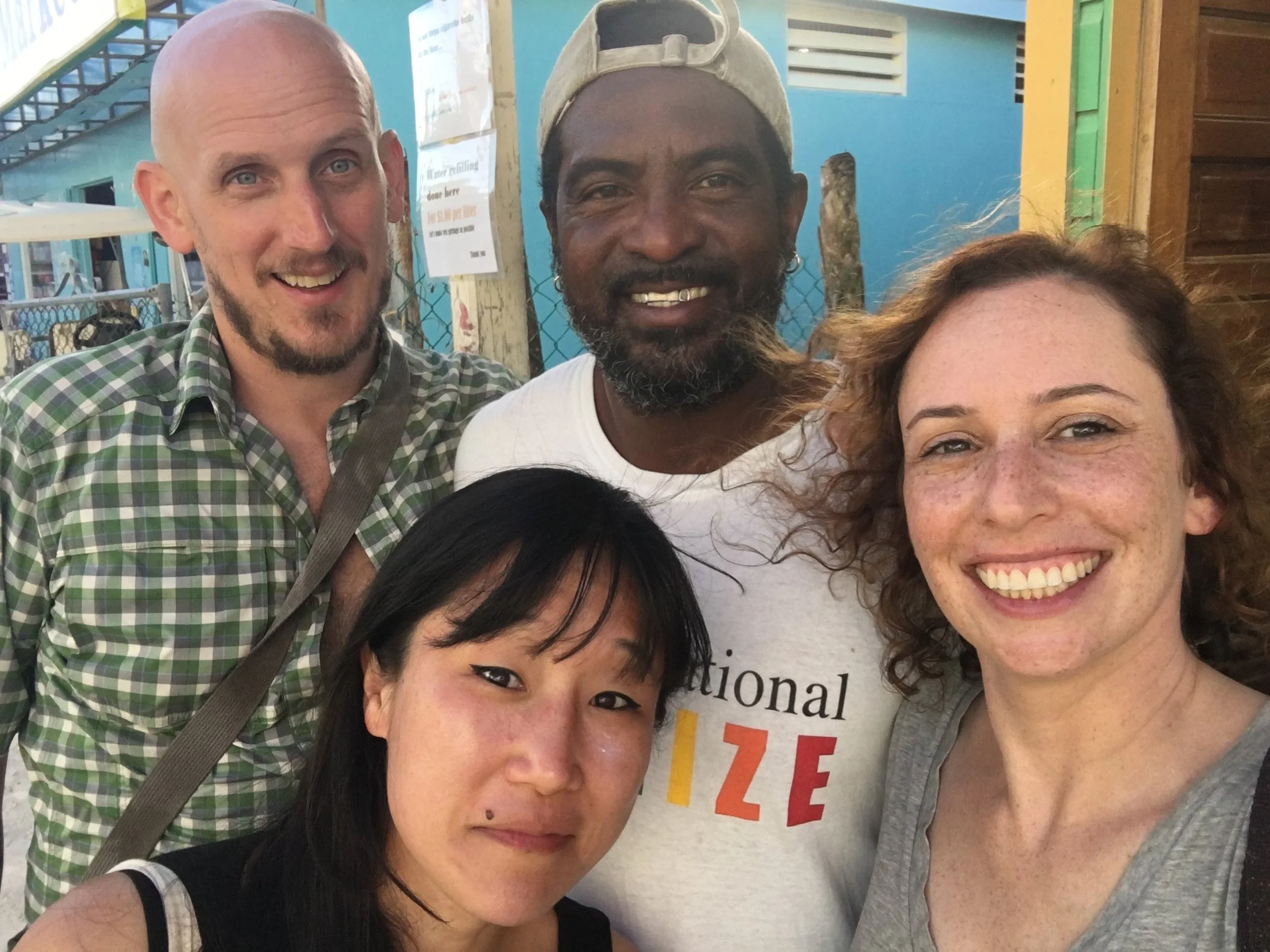 with Amado Watson of Reef Friendly Snorkeling
