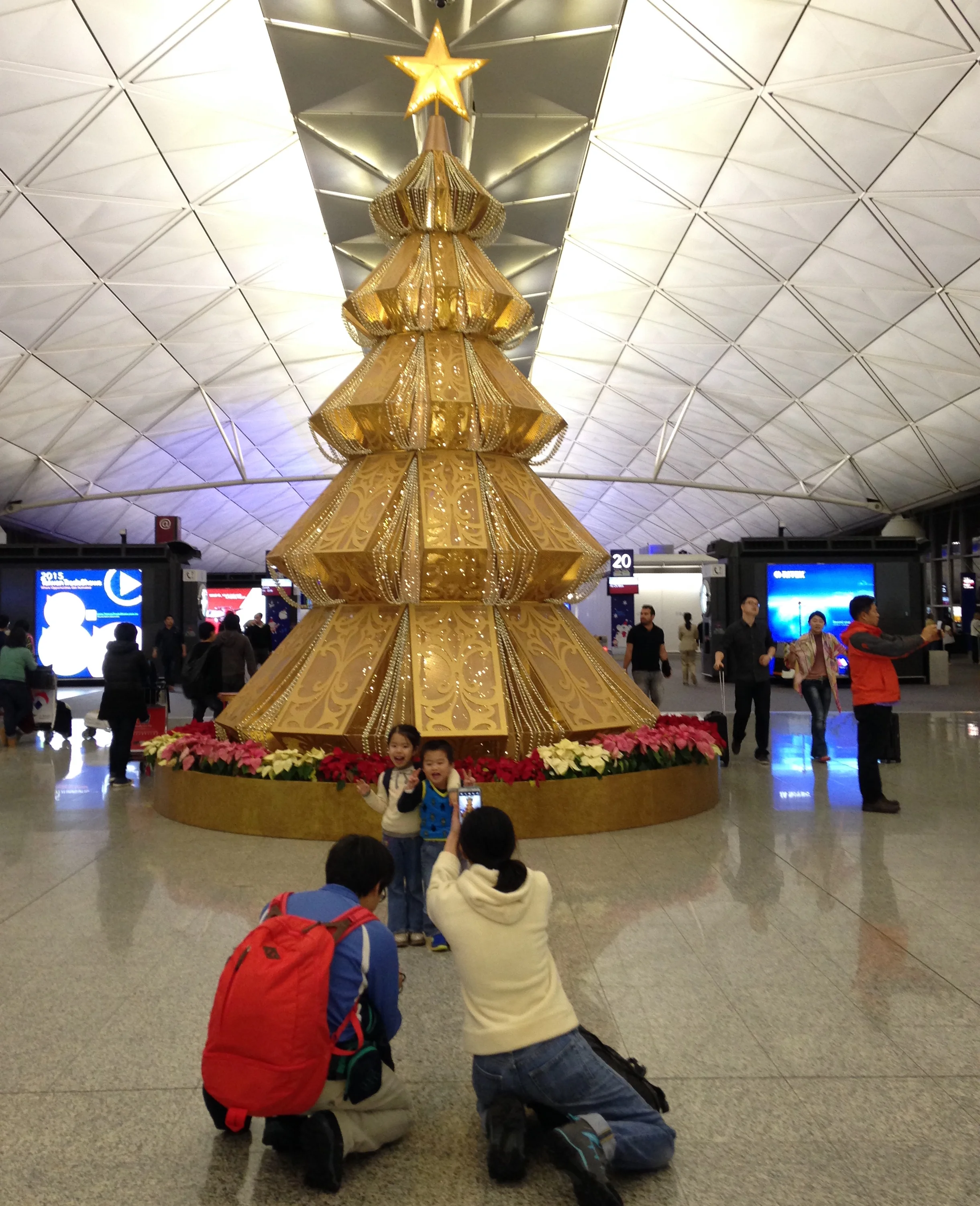 Hong Kong's Airport feels like the high end shopping mall of the future