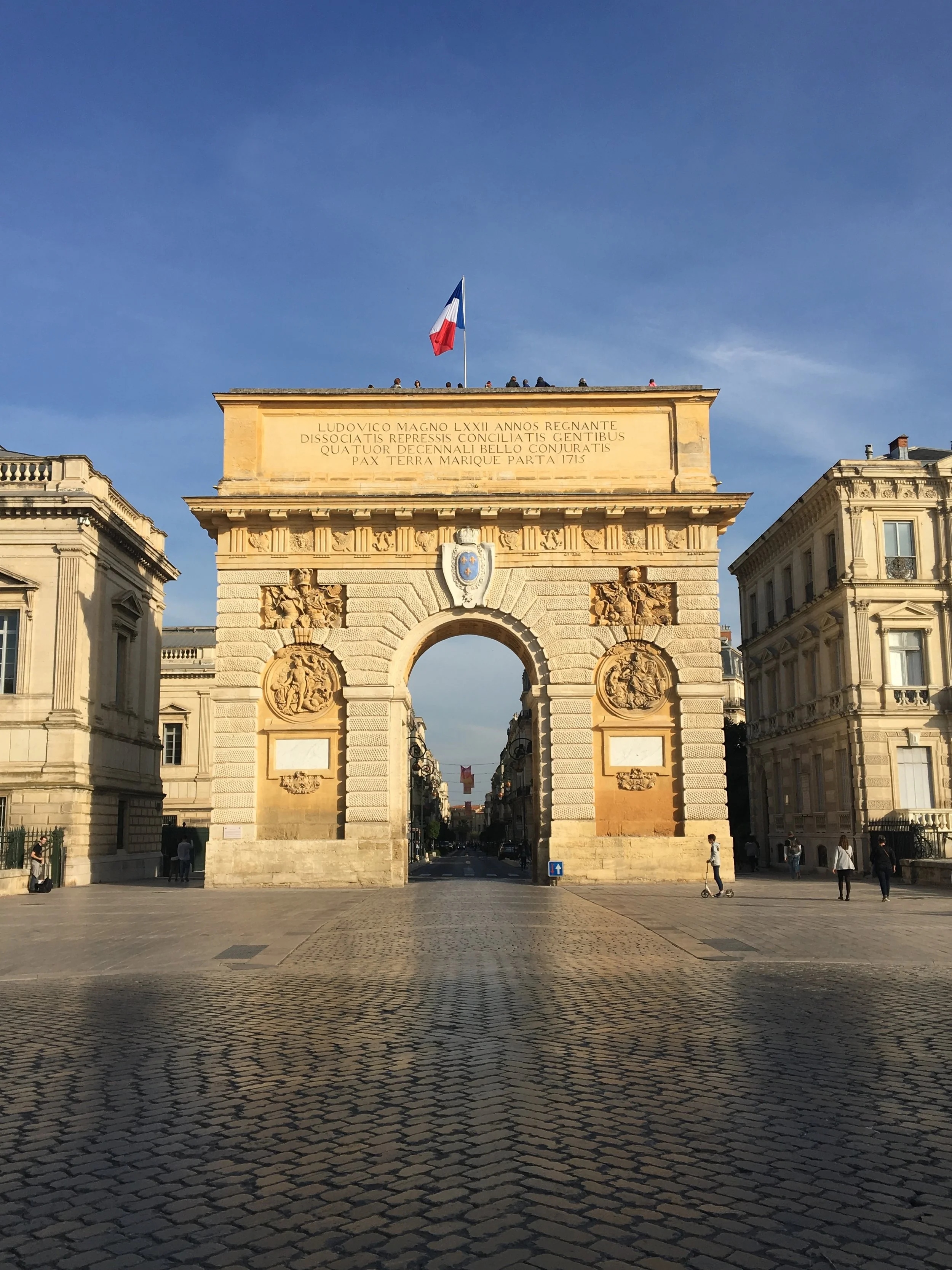 The Arc de Triomphe or Place de Peyrou