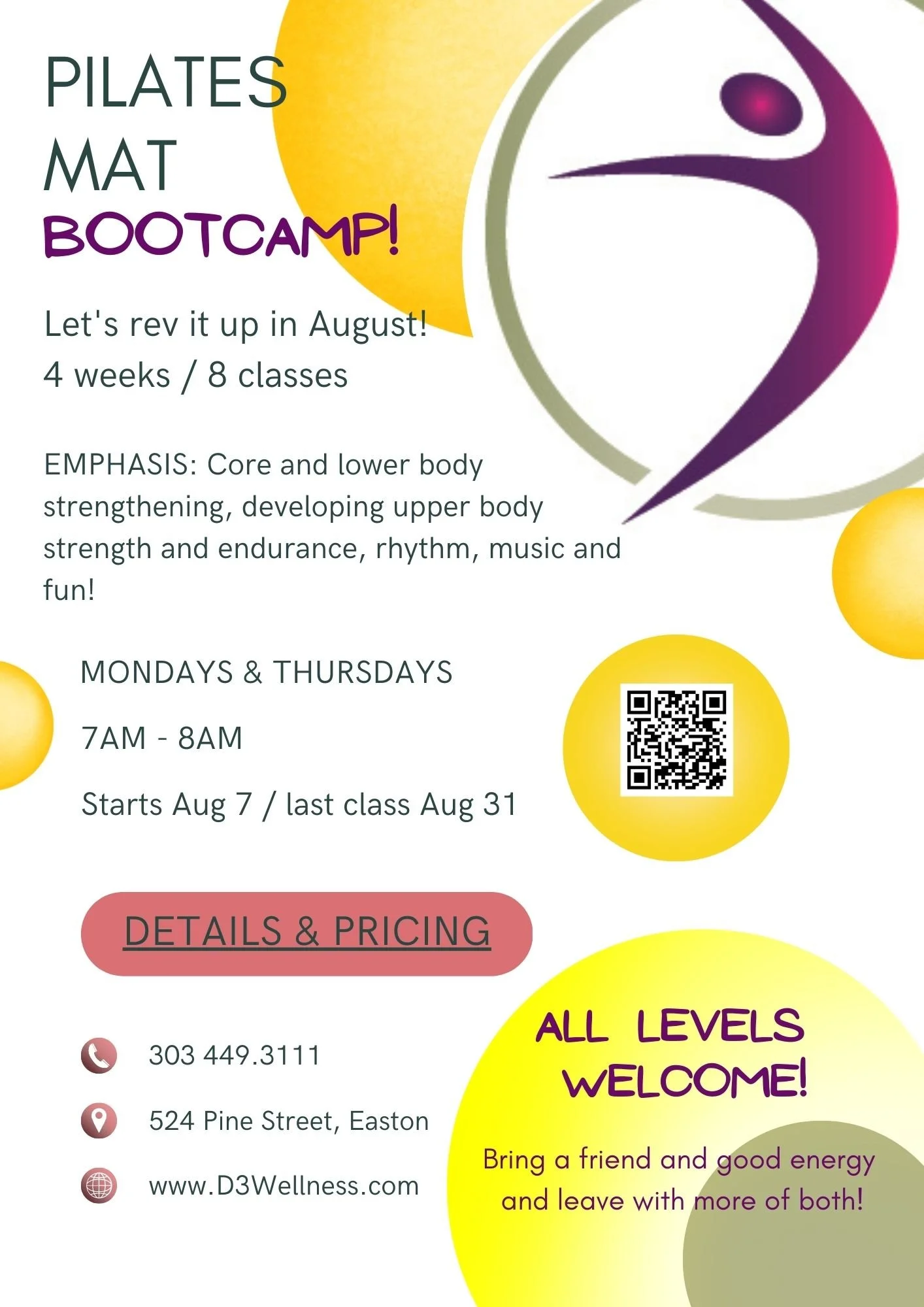 Pilates Mat Boot Camp