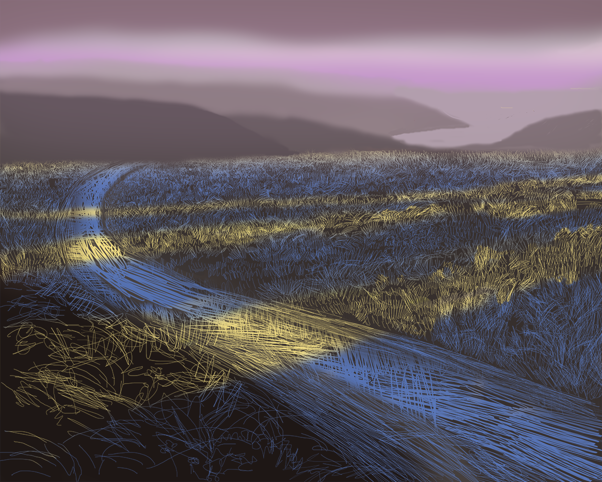 Peter Adriel. Reservoir Road. 2018. Photoshop.