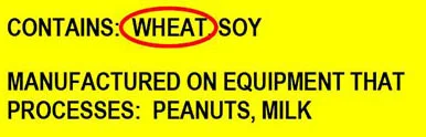 Food Label Easy Gluten-Free Cooking
