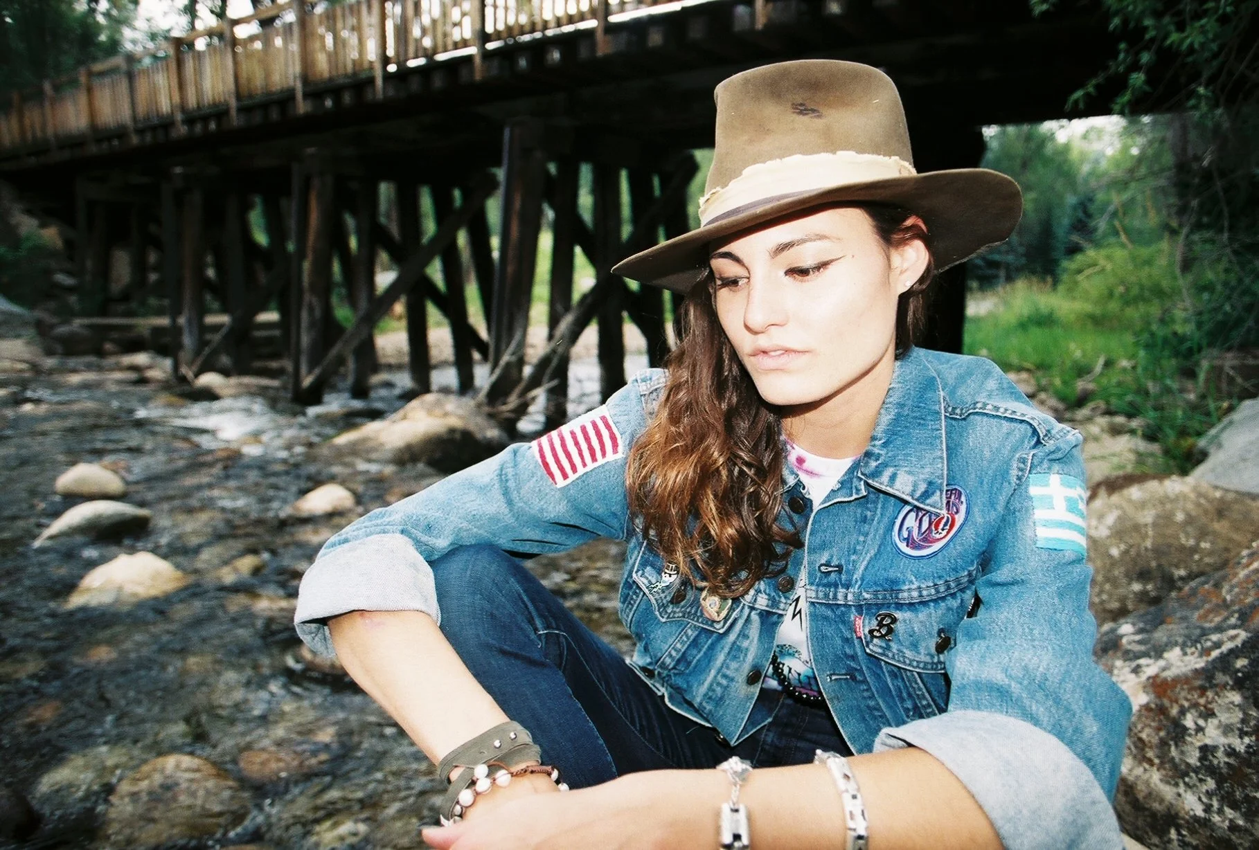  Claire Tweedy, Scout Photo. Black Denim x Aspen Hatter x His World Jewelry Collective   » Aspen, Colorado  ©  PLCD X; 2025.  