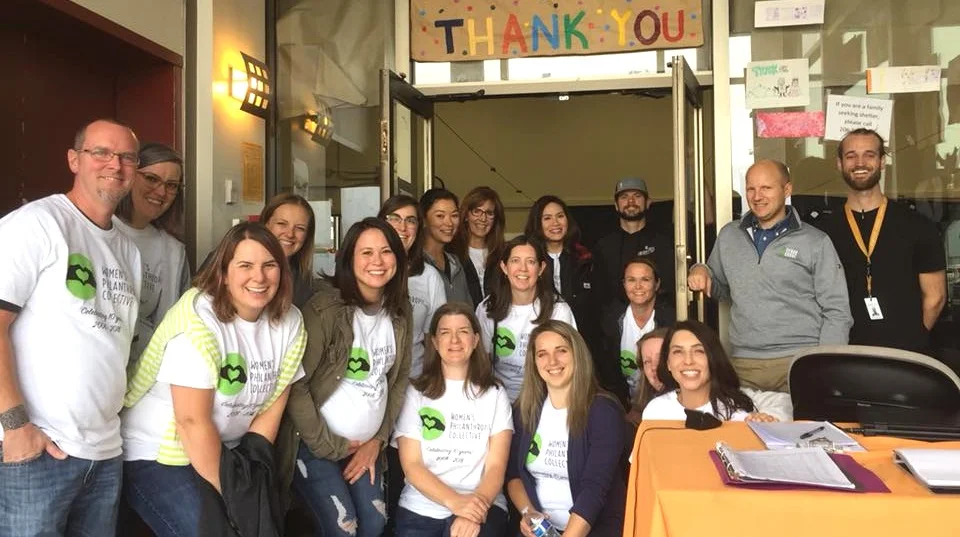 Volunteers at Mary’s Place during the WPC Gives Back event