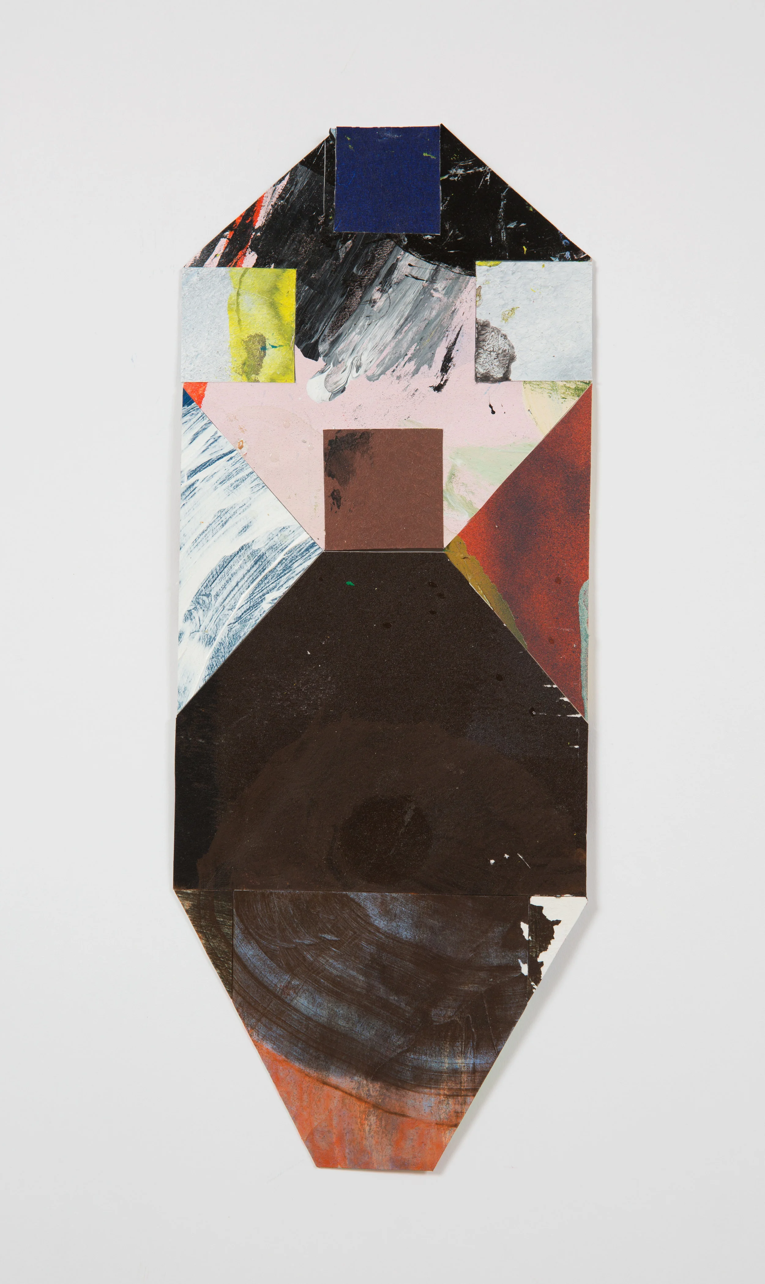   Fifth Table  acrylic on cut paper 14 x 5.5 inches 2014 