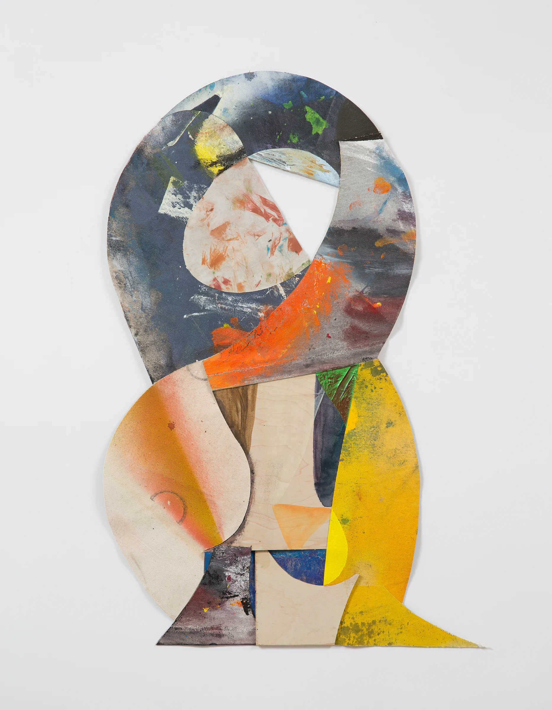  Ampersand acrylic, oil, muslin, canvas, wood 27 x 18 inches 2015 