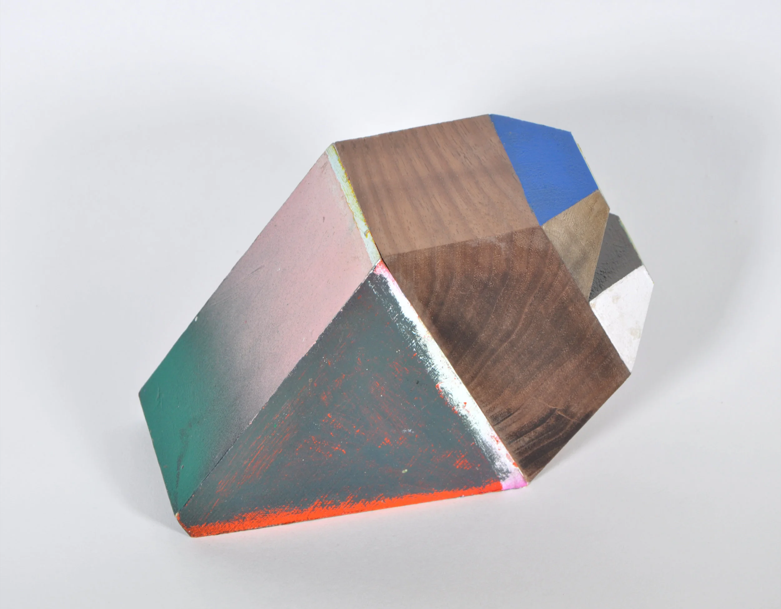   Head  acrylic and wood 4 x 6 x 2.5 inches 2015 