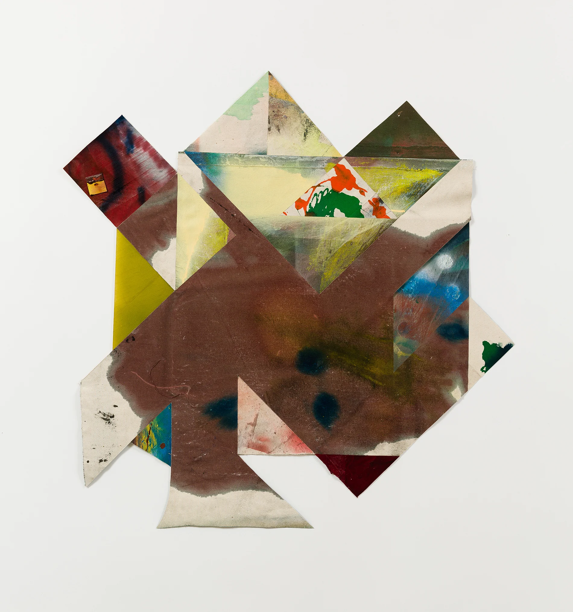   Square  acrylic, canvas and wood" 37 x 37 inches 2015 