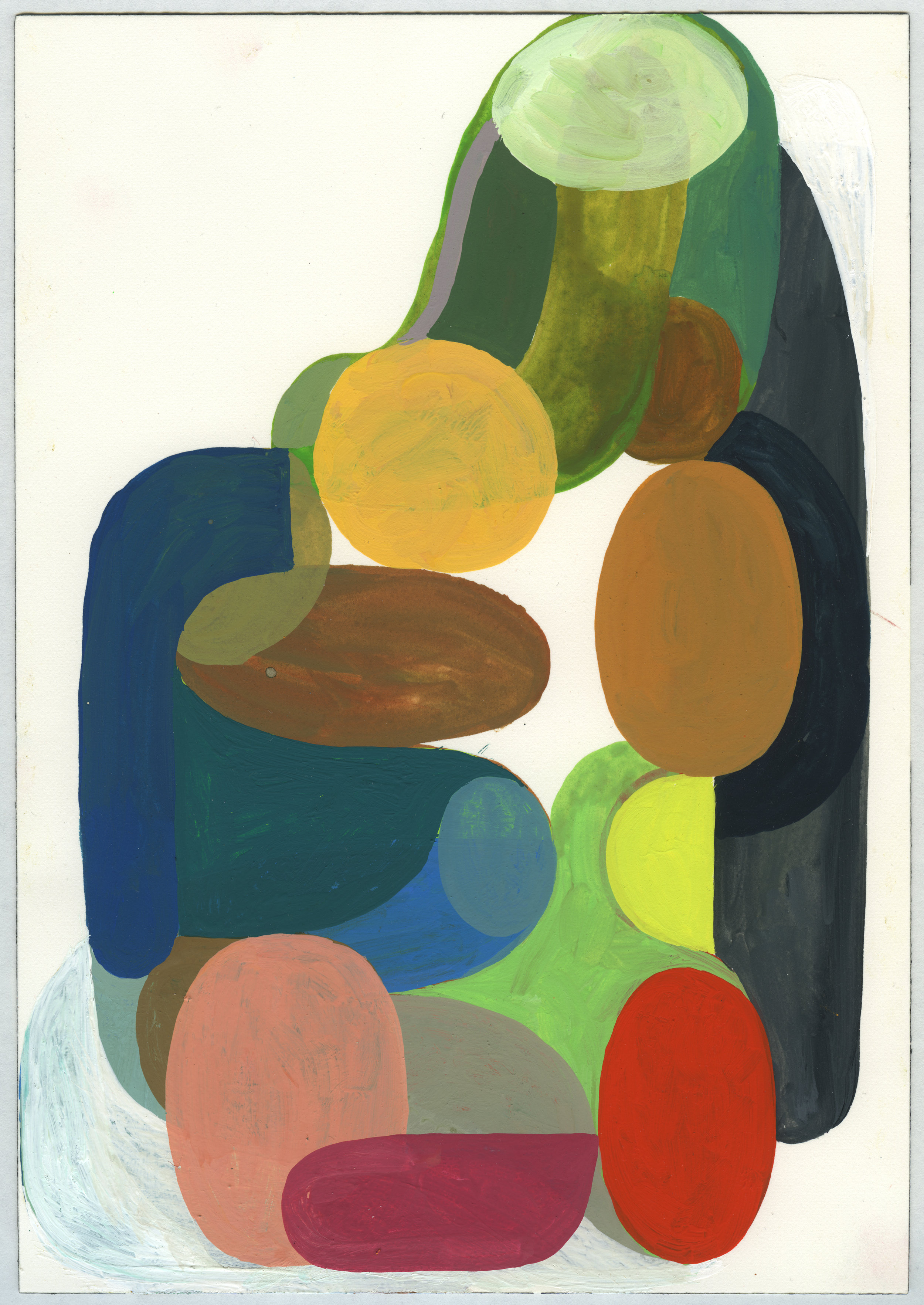   SAN &nbsp; 12  gouache on arches 10.25 x 7 inches  2013 