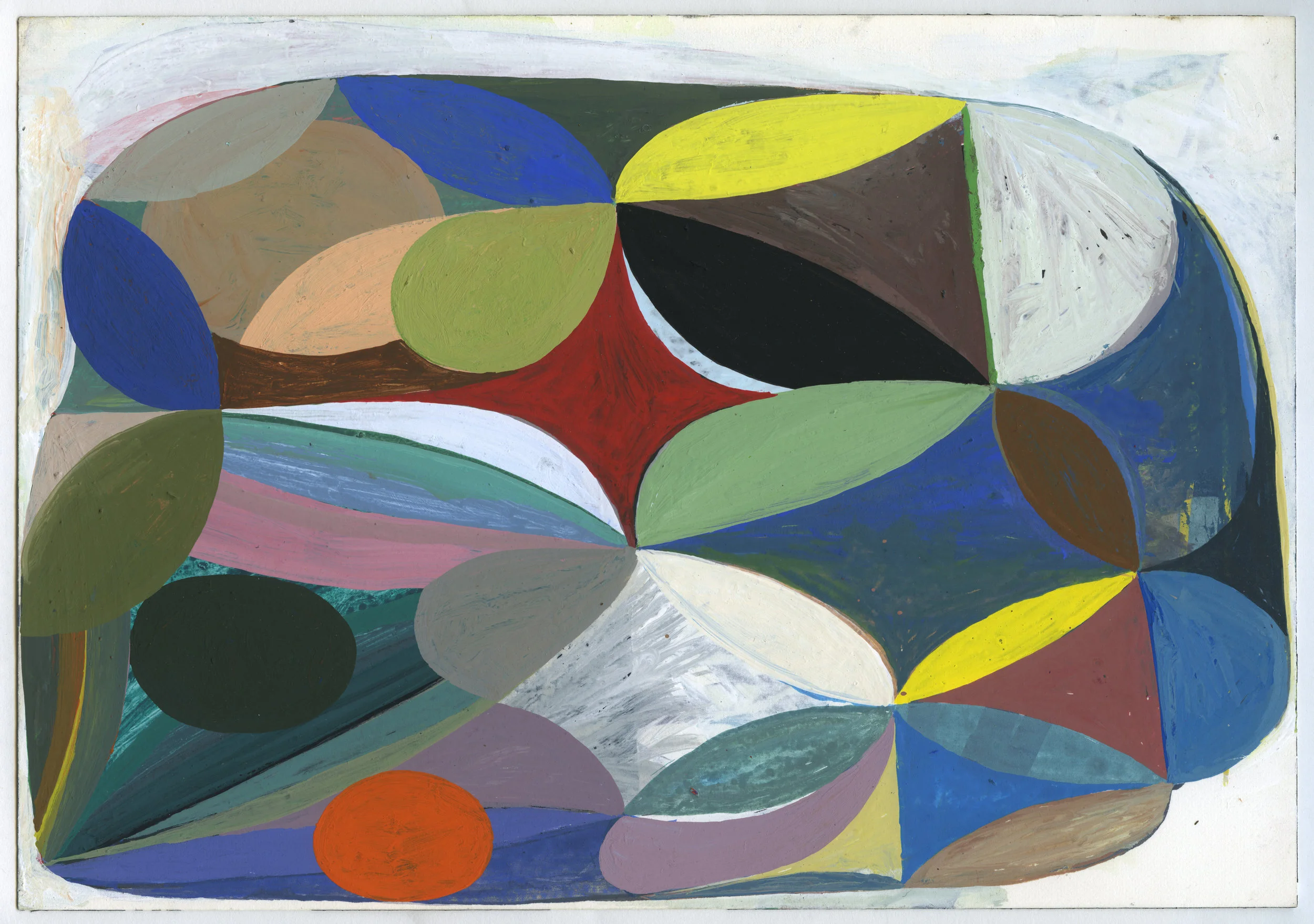   SAN 14  gouache on arches 7 x 10.25 inches 2013 