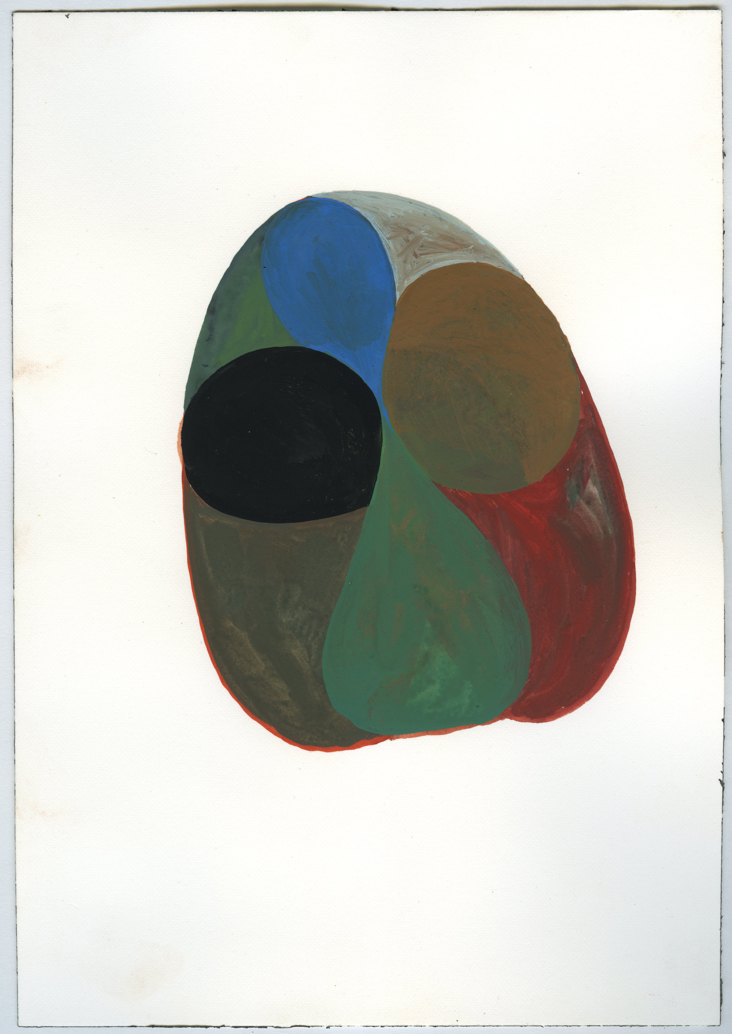   SAN 15  gouache on arches 10.25 x 7 inches 2013 