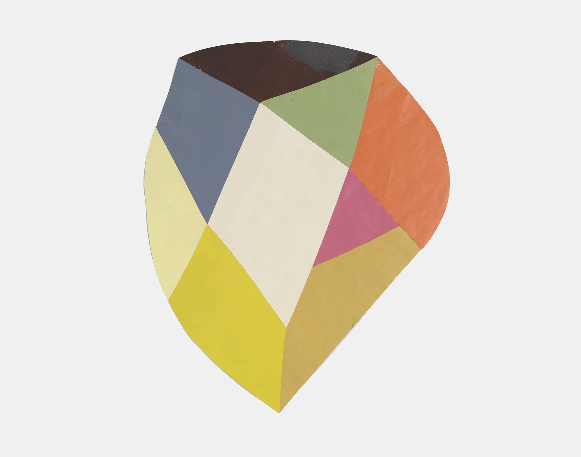   Nine  latex paint on cut paper 28 x 23 inches 2009 