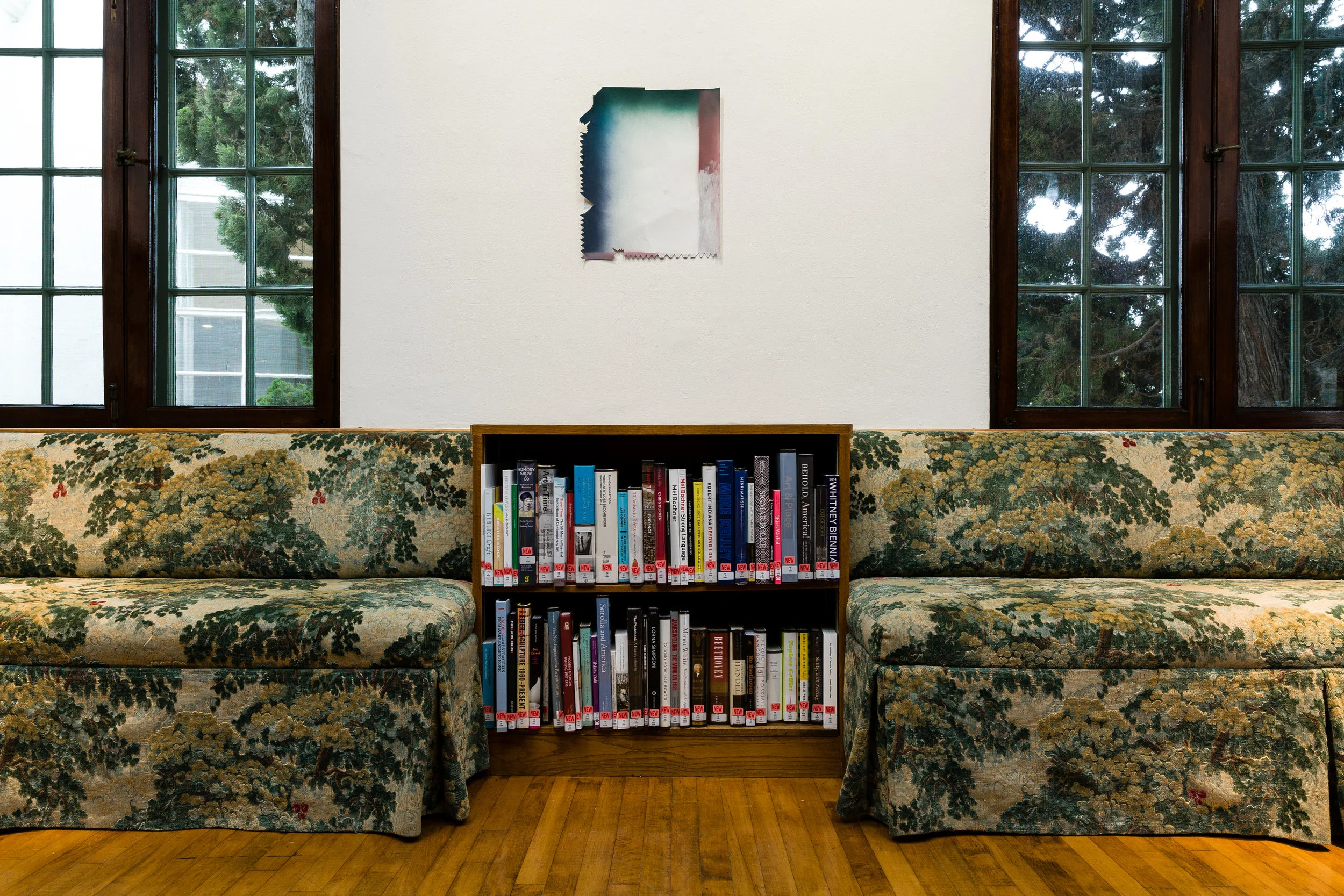   Wall  acrylic on paper 18-3/4 x 15-1/4” 2015   Ampersand  Athenaeum, La Jolla, CA May/June, 2015  