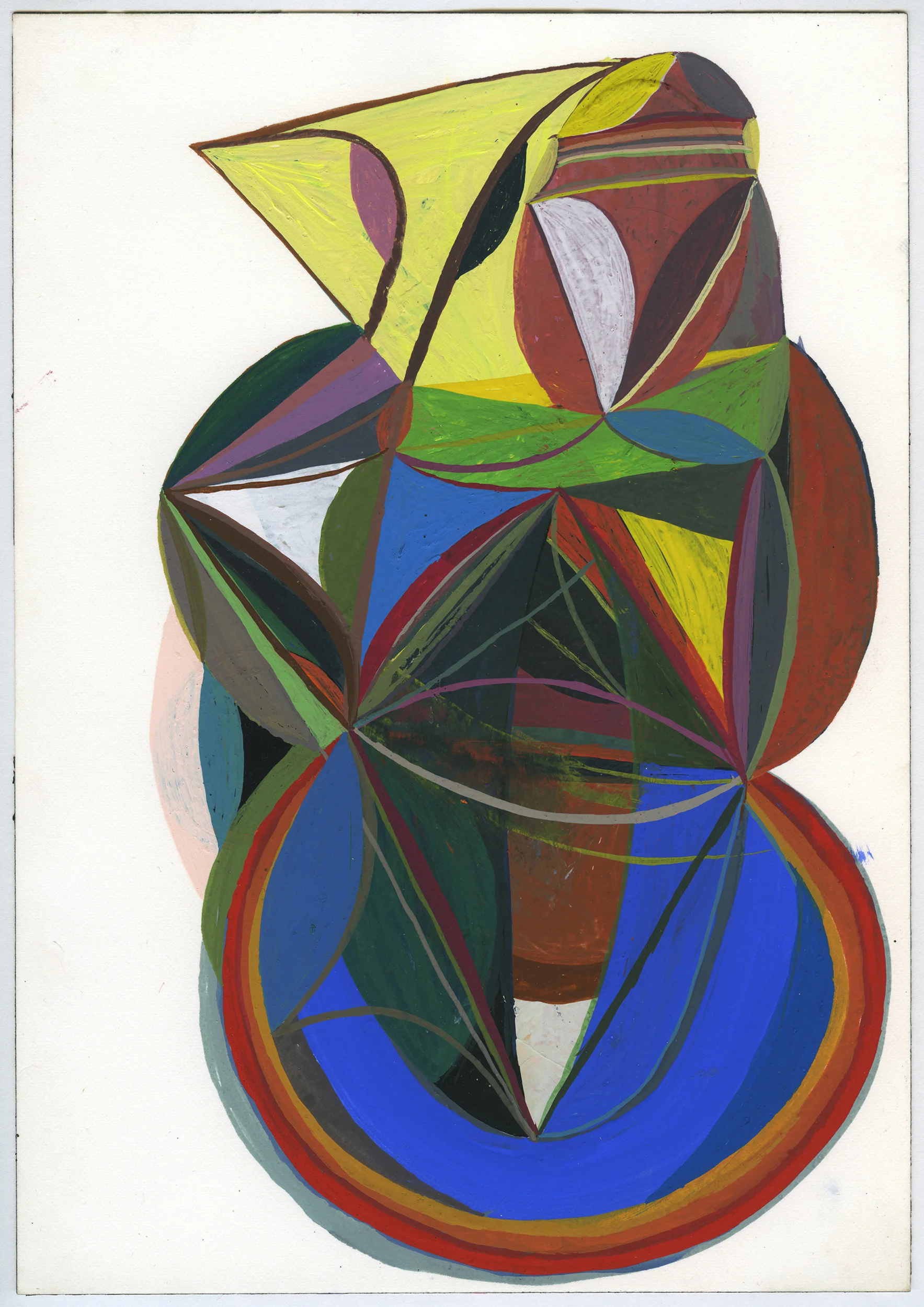   SAN 1  gouache on arches 10 x 7 inches 2012 