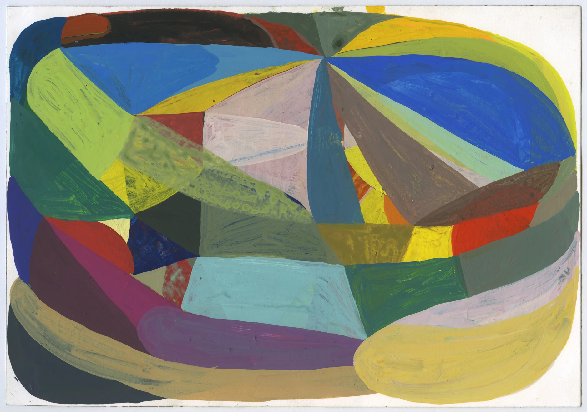   SAN 6  gouache on arches 7 x 10 inches 2013 