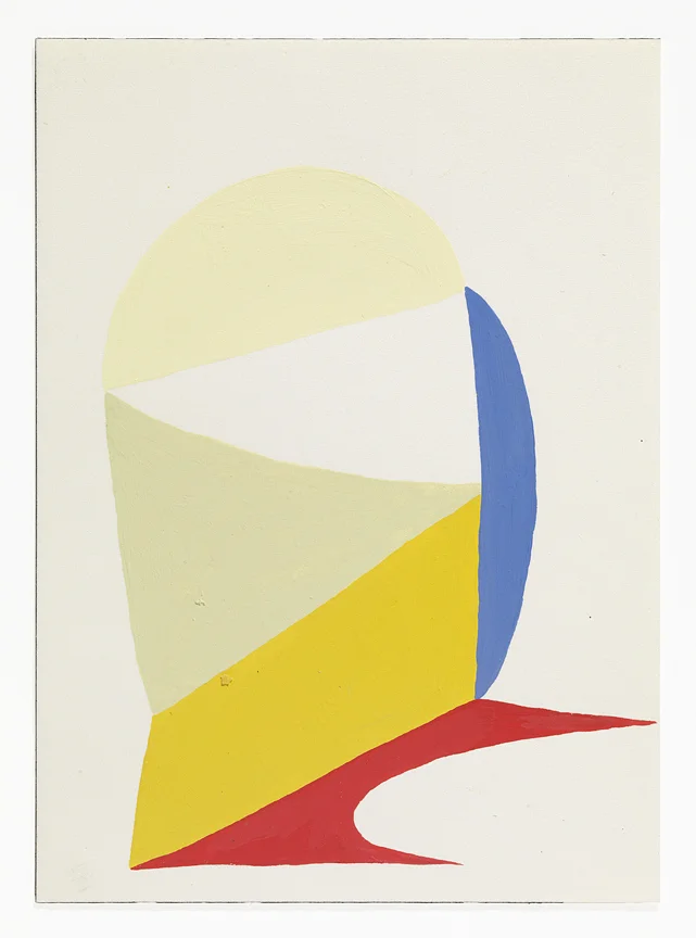   SKOW 5  acryla gouache on Arches paper 7 x 5 inches 2010 