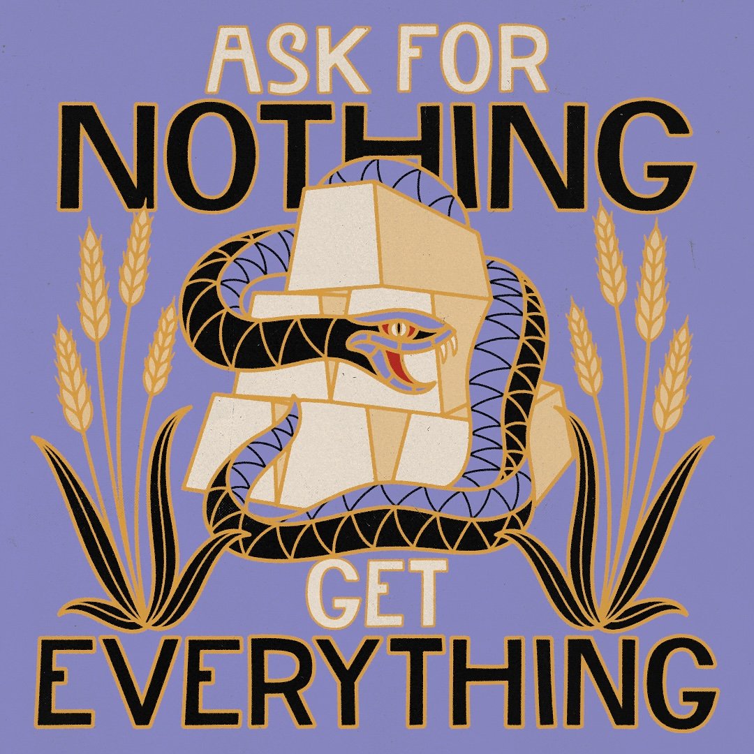 Ask for nothing = get everything ✨ This phrase has stuck with me since forever. I think it&rsquo;s my &ldquo;live laugh love&rdquo; lol. But, ya, there&rsquo;s no better feeling than accepting that you can make do with what you have and stop chasing 