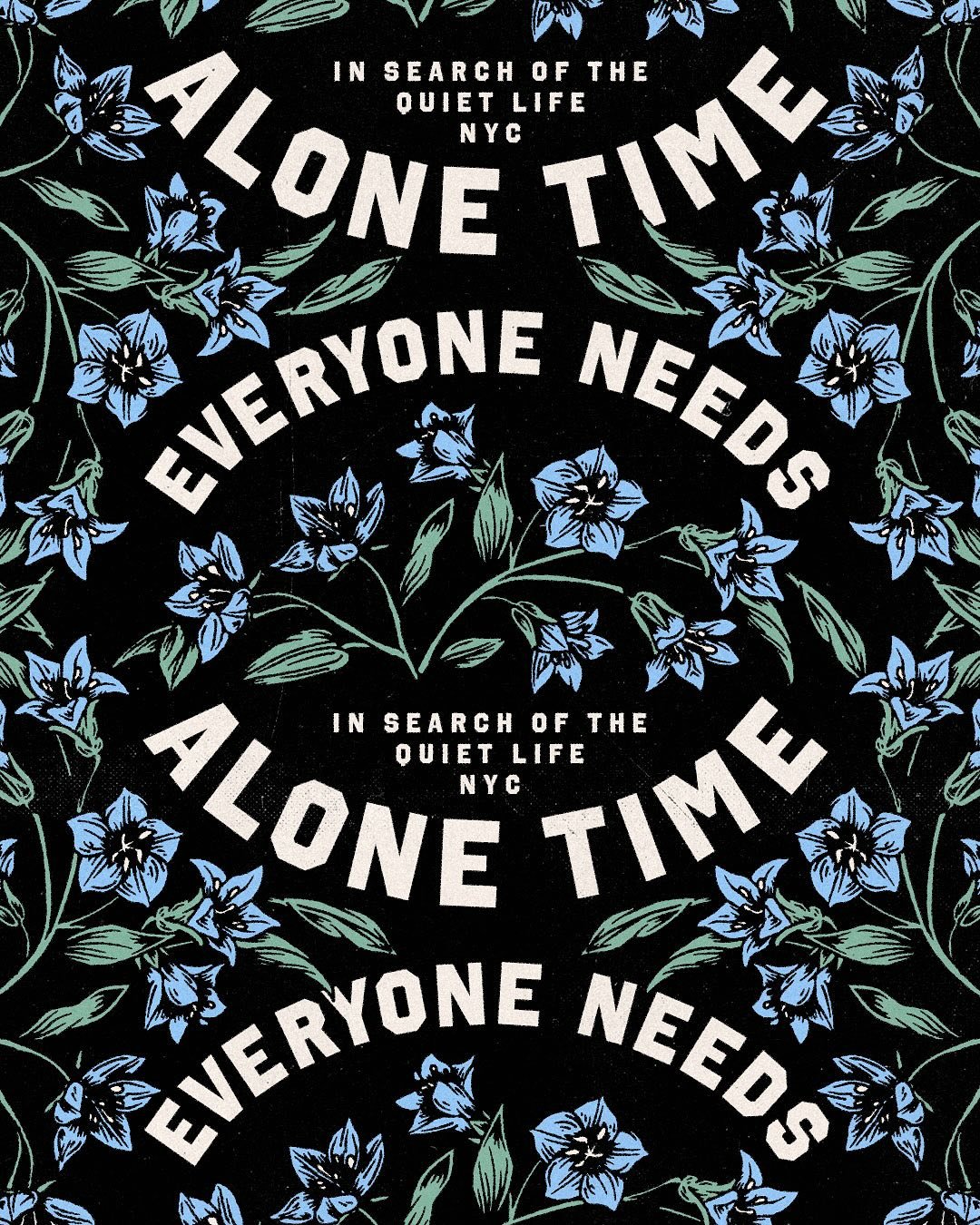 It&rsquo;s true, take yourself to lunch and a movie. It&rsquo;s great. Currently working out a bunch of @alonetimenyc designs for potential products for spring/summer. Also, bracing for seasonal allergies to completely destroy me but here&rsquo;s som