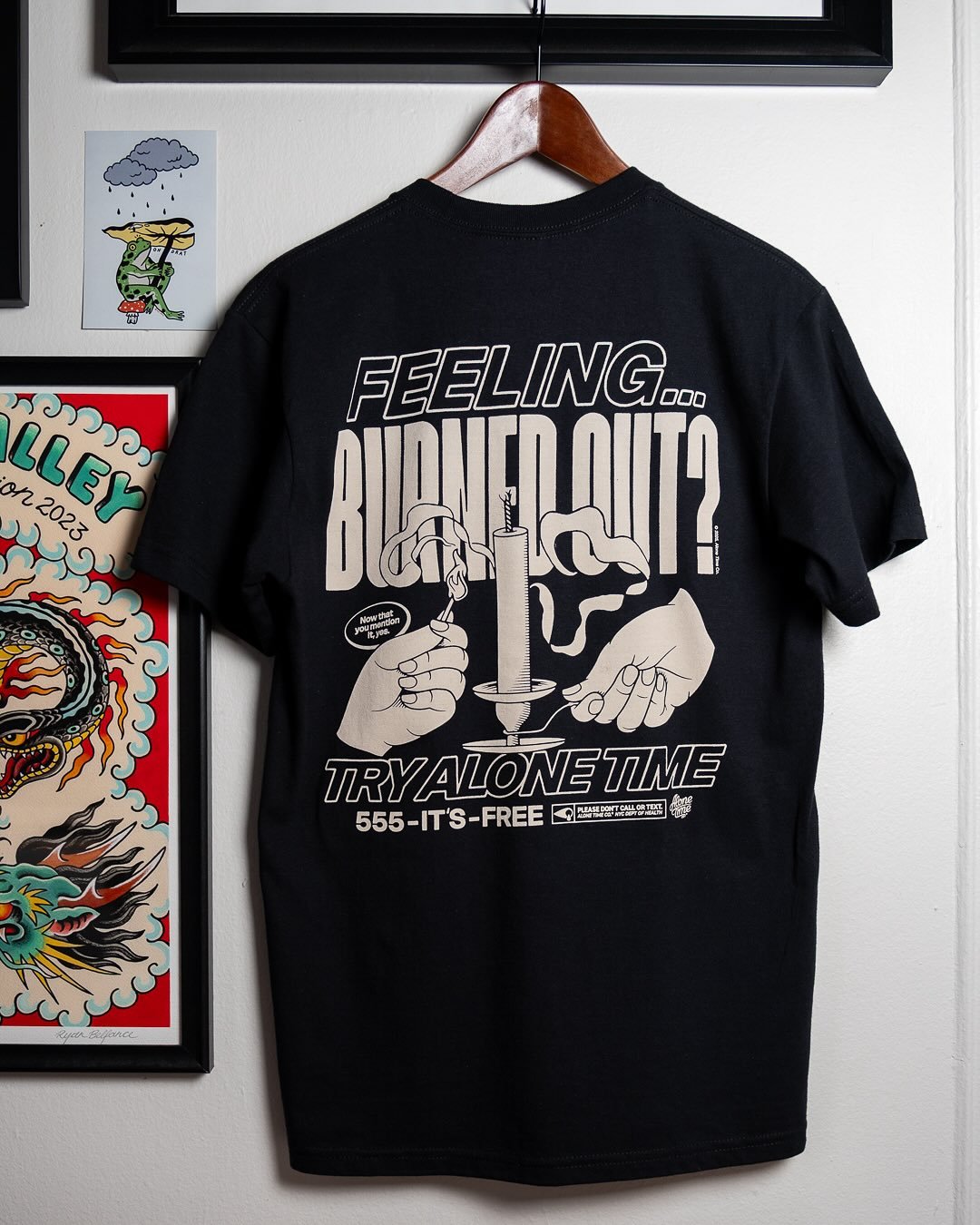 SLOOOW DOWNNN 🫣 Whole buncha new stuff in the shop, including 3 new tees, if you haven&rsquo;t visited in a while 👋 @alonetimenyc