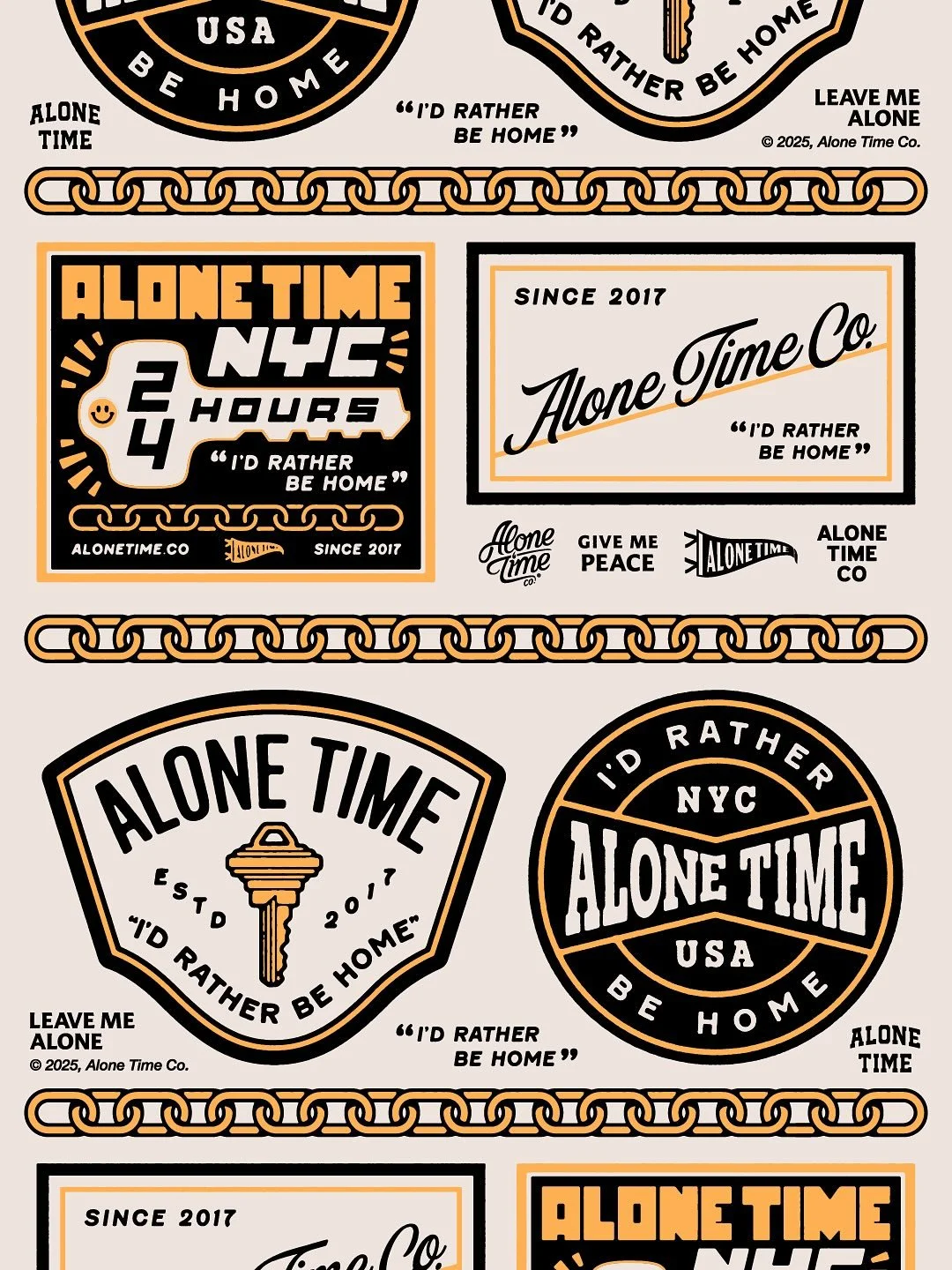 Yoooo, I’m back in the city after a long vacation and my head is filled with a bunch of ideas I need to get out. I’ve got a new product I’ll be releasing soon so yesterday to revive my graphic-design-brain I worked up some badges to