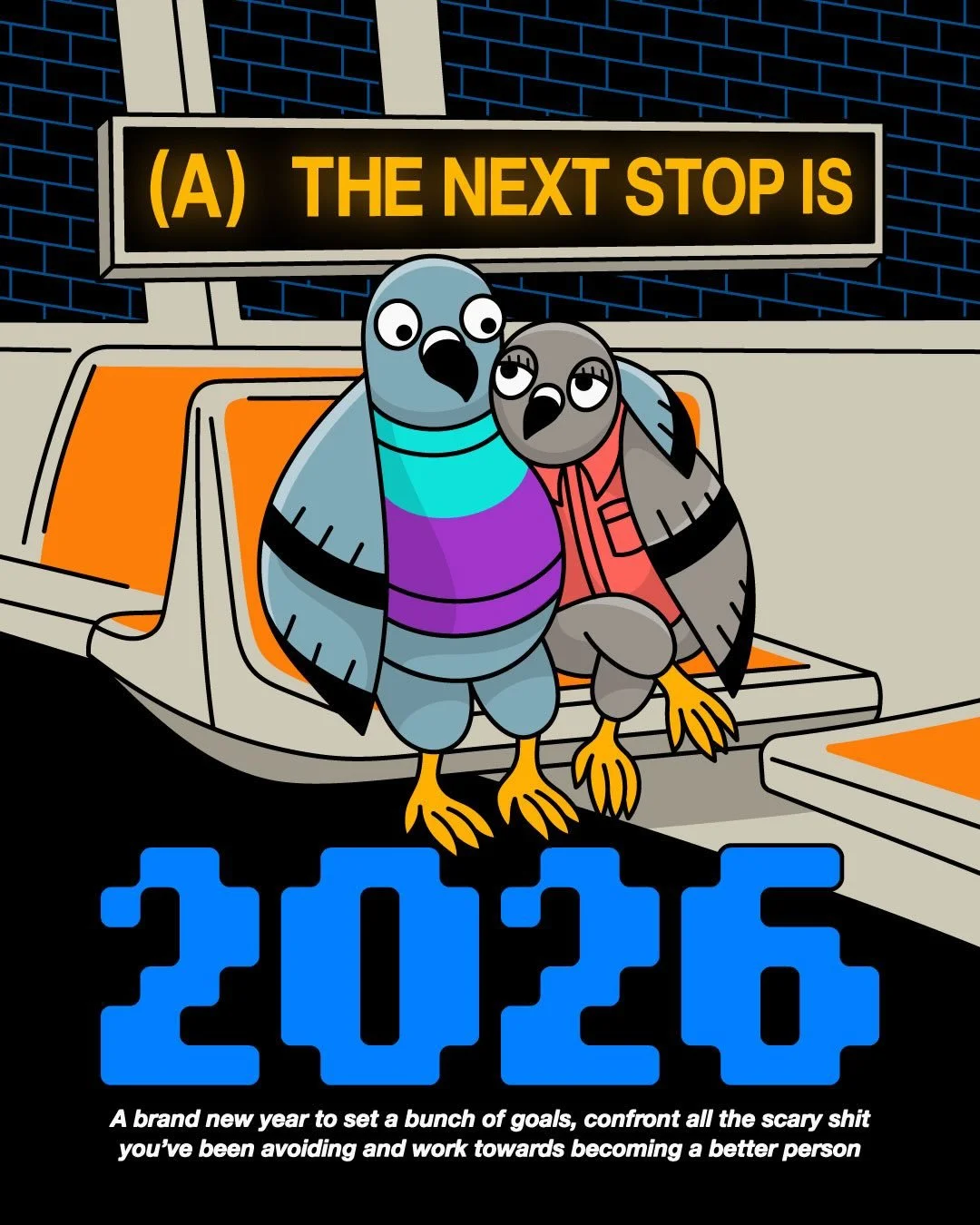 Yooo, stand clear of the closing doors!! 🚨 The end of the year is my favorite time of year. Somehow, I never set real goals until I started freelancing full time in 2019. I guess I was pretty aimless or the year&rsquo;s mistakes and setbacks had jus