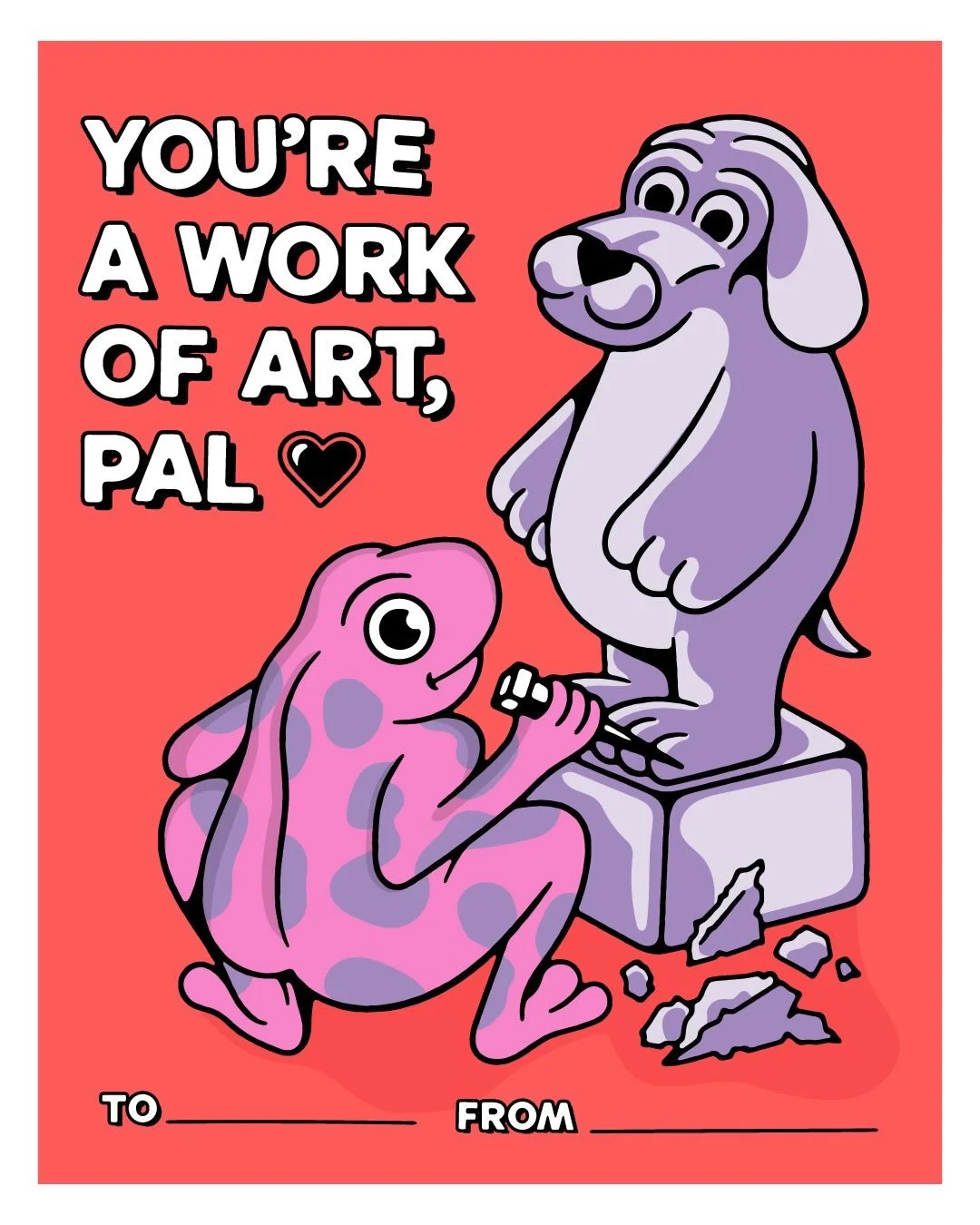 Normalize chiseling your homies outta stone!! 🥰