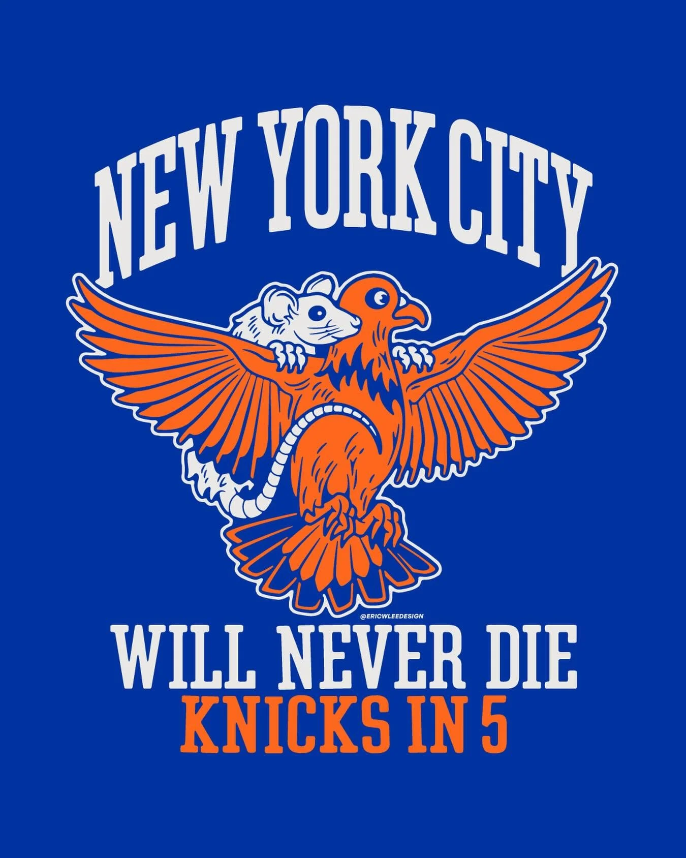 NYC WILL NEVER DIE
KNICKS IN 5
🏀🐦🐀