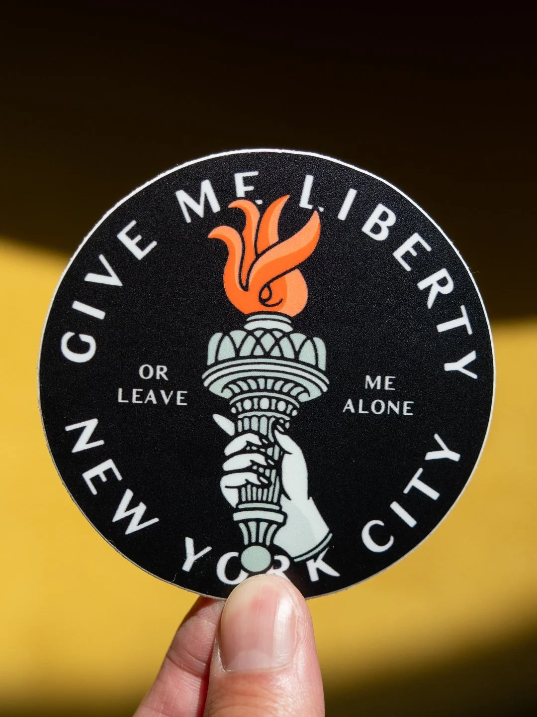 Give Me Liberty - Torch Sticker (Restock)