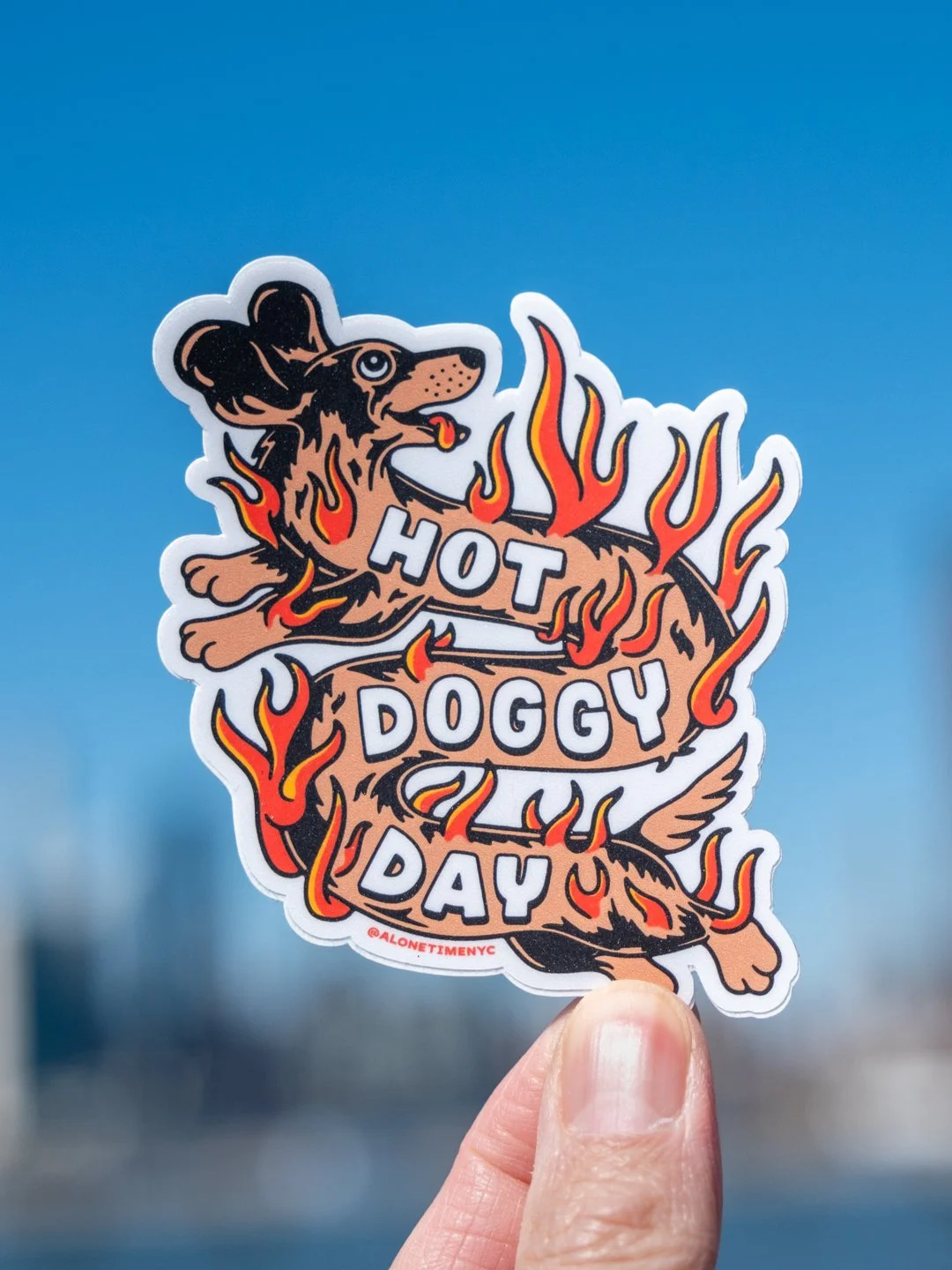 Alone-Time-NYC-Sticker-Hot-Doggy.jpg