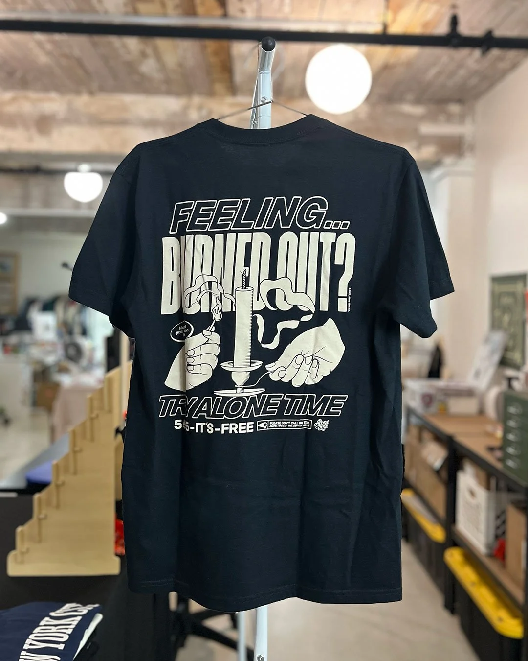 Burned Out (Black) - Tee