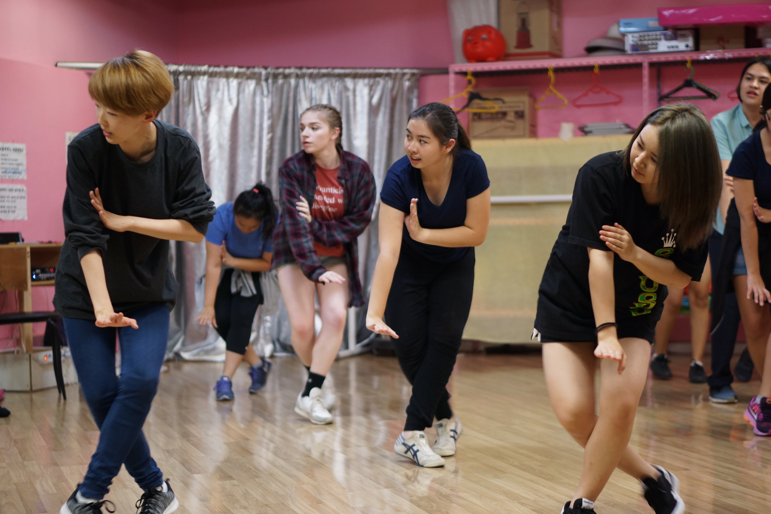  Interns enjoy free KPop Dance lessons.&nbsp; 