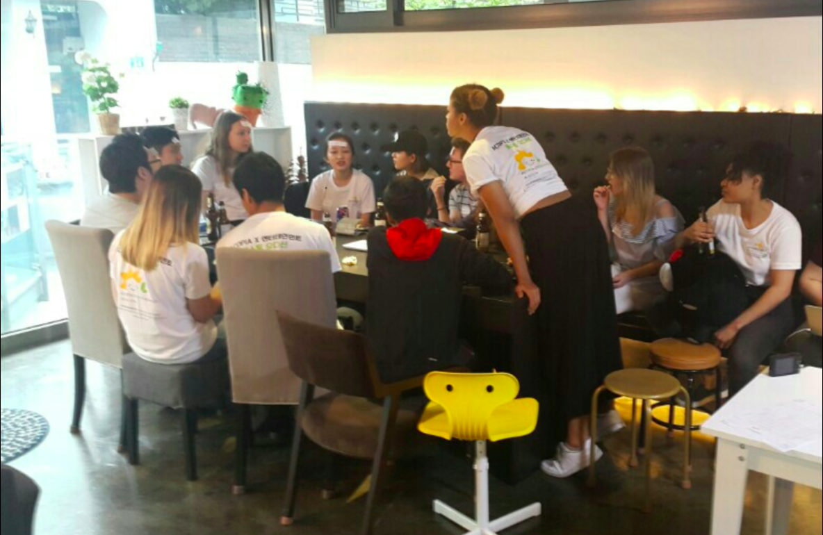 Interns organized another successful multicultural meet up. 