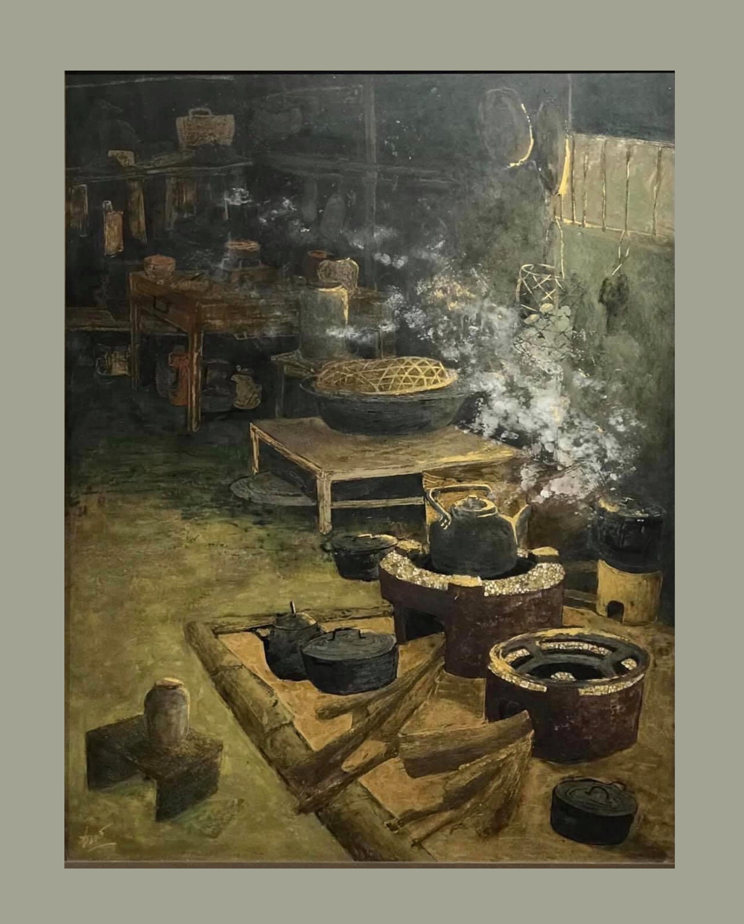 The kitchen of the Nung people