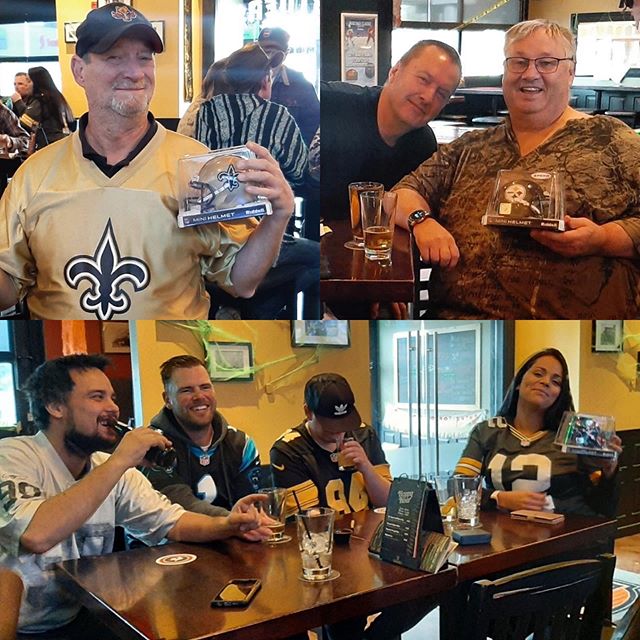 Yesterday&rsquo;s winners! Every Football Sunday Partners Ogden is giving away 3 official NFL mini helmets between 10-11am and $4.99 bacon and eggs! Come show your colours! #footballsunday #nfl #nflsundayticket #calgarypubs #yycnow #calgarygiveaway #