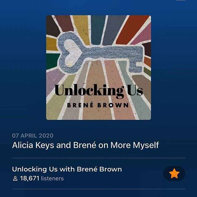 Well this podcast might have taken me days to get through. There was so much to absorb, cry through and process!
.
Alicia Keys in her new book, &ldquo;More Myself&rdquo; discussed the ways we adapt ourselves to fit into who others want us to be. This