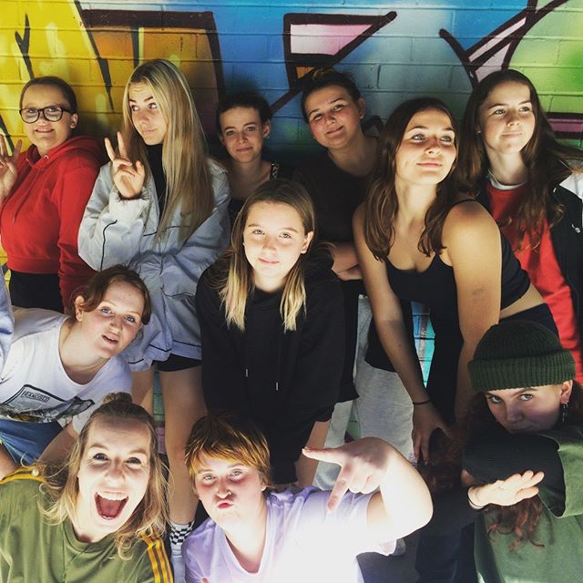 Awesome day today with @kimmykosic learning about the history of hip hop and then busting some moves. Thanks Kimmy B-Girl extraordinaire!! #youngpeoplematter #hiphipdancing