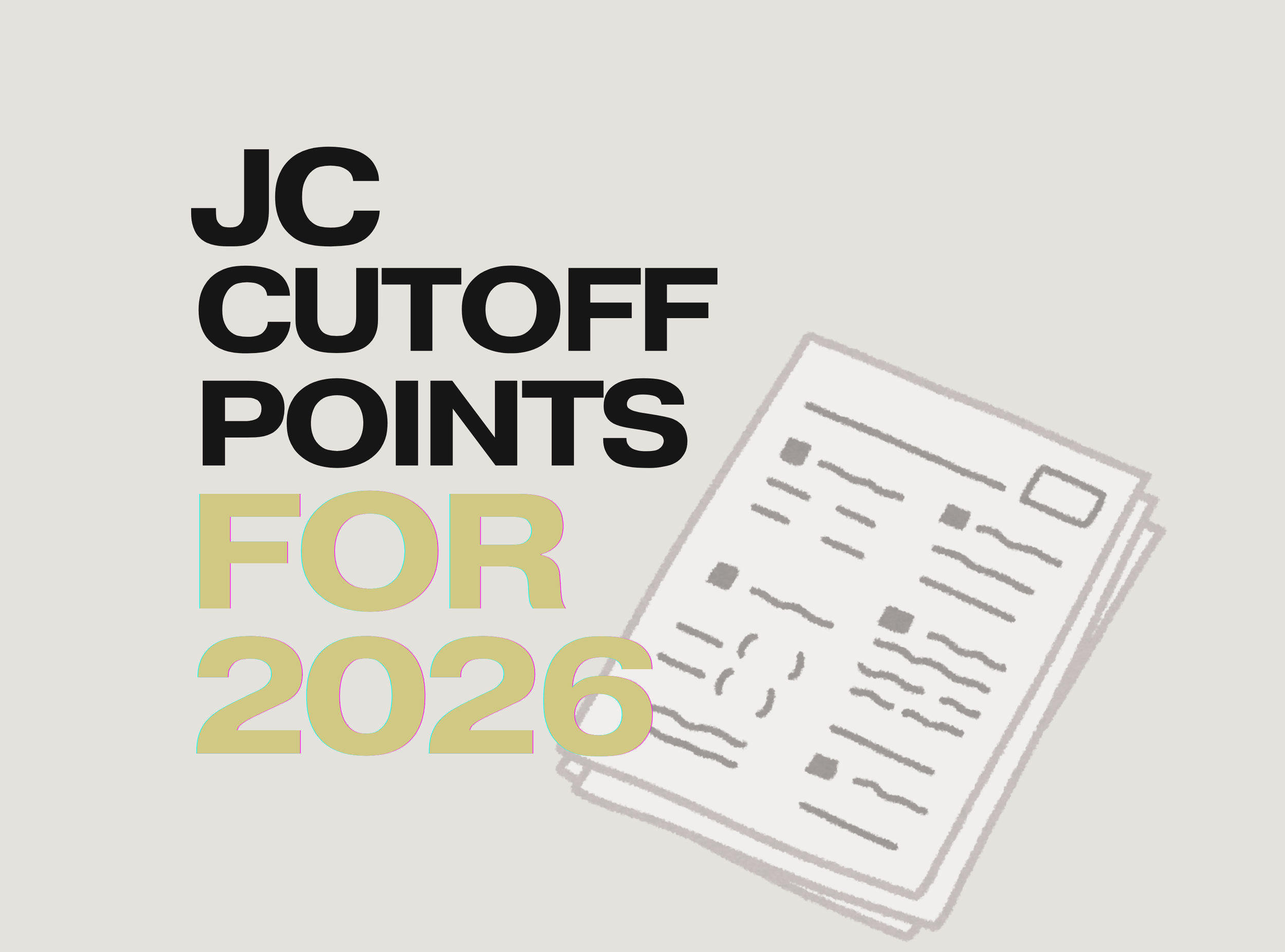 What Are the JC Cut-Off Points for 2026? Full List and What Students Should Know