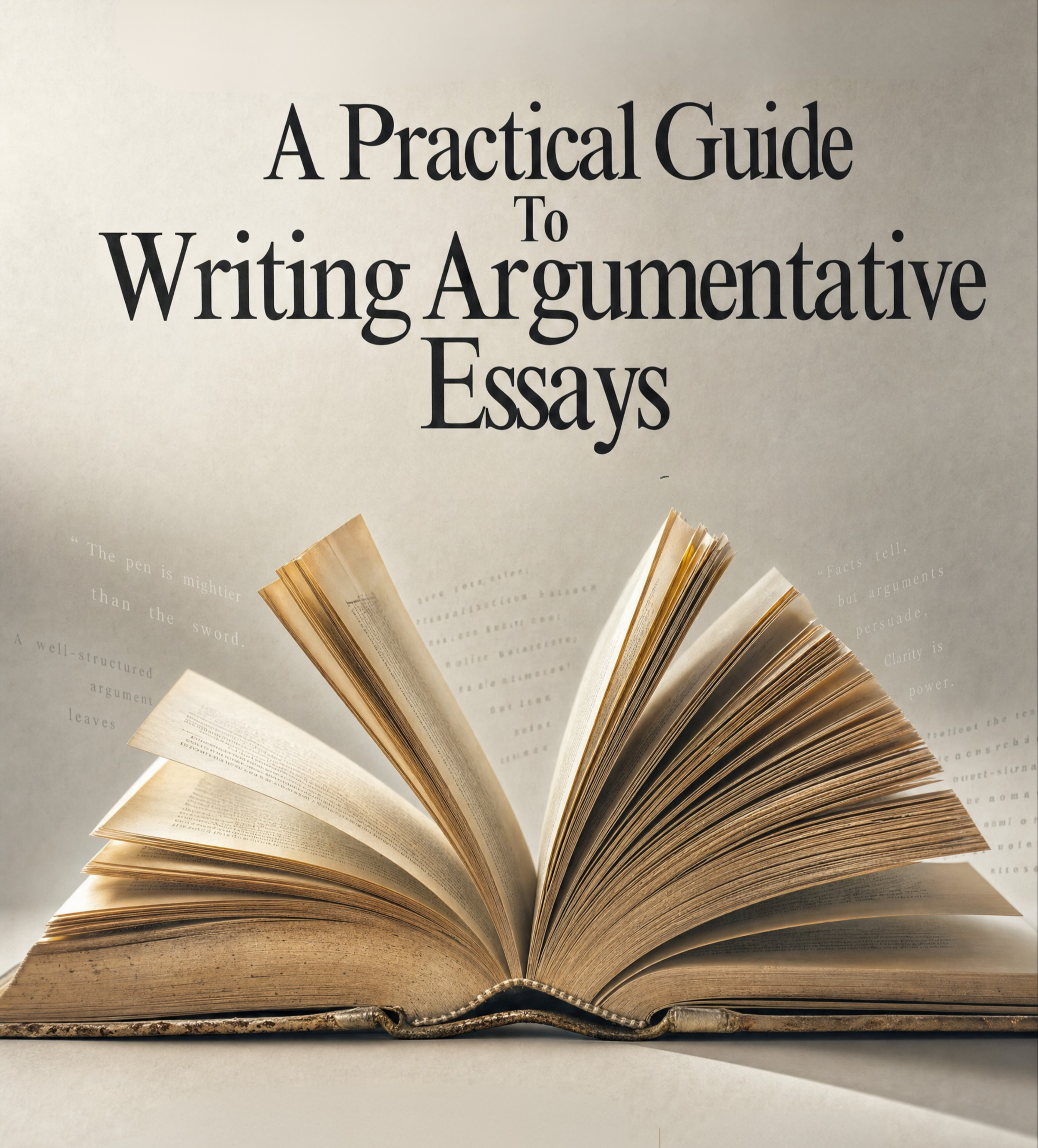 A Practical Guide to Writing Great Argumentative Essays